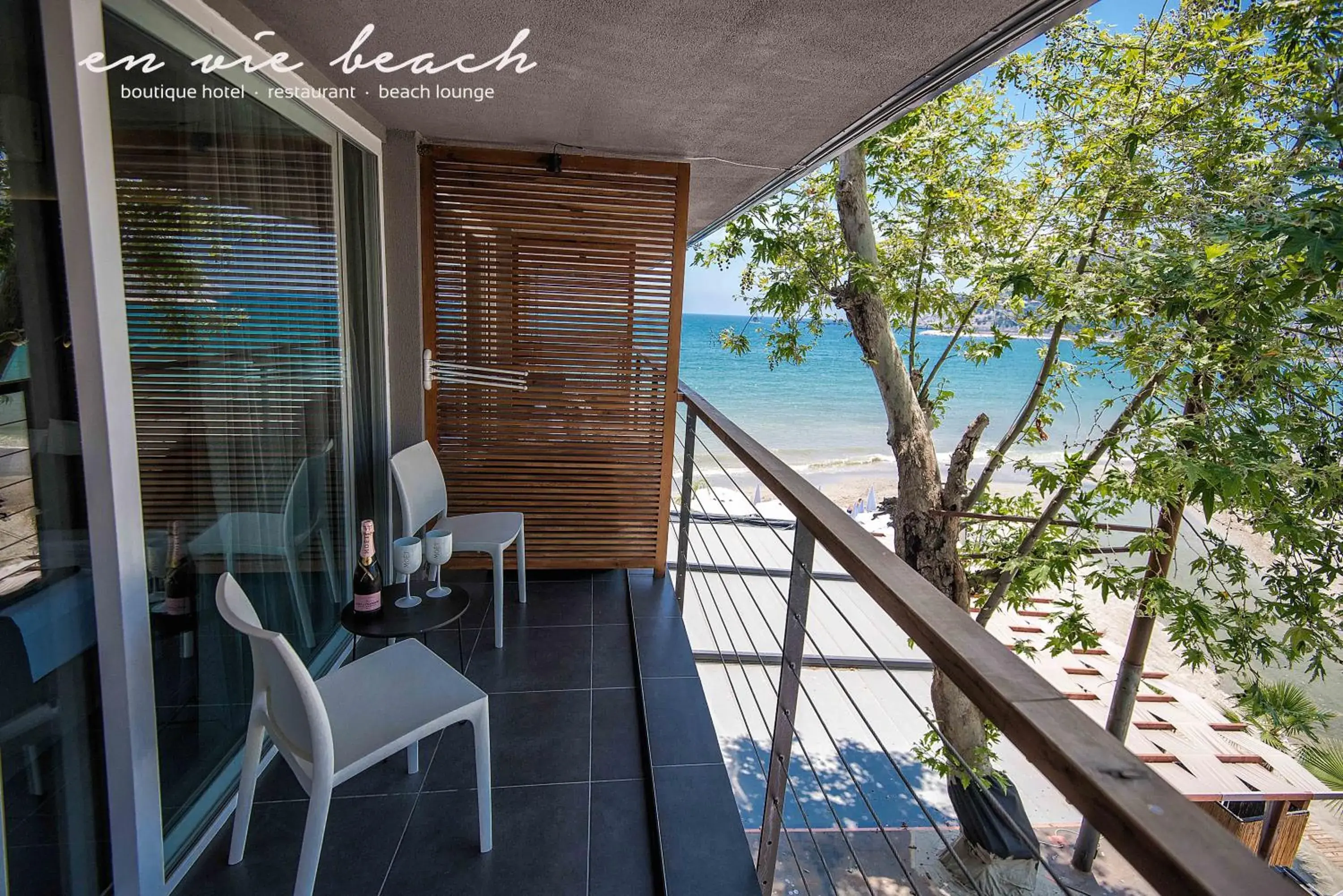 Balcony/Terrace in En Vie Beach Boutique Hotel - Adults Only