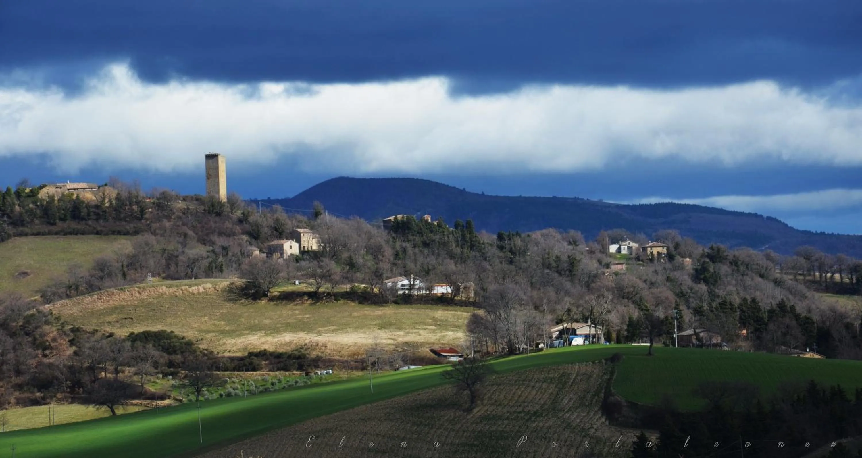 Natural landscape in Casale il Cerqueto