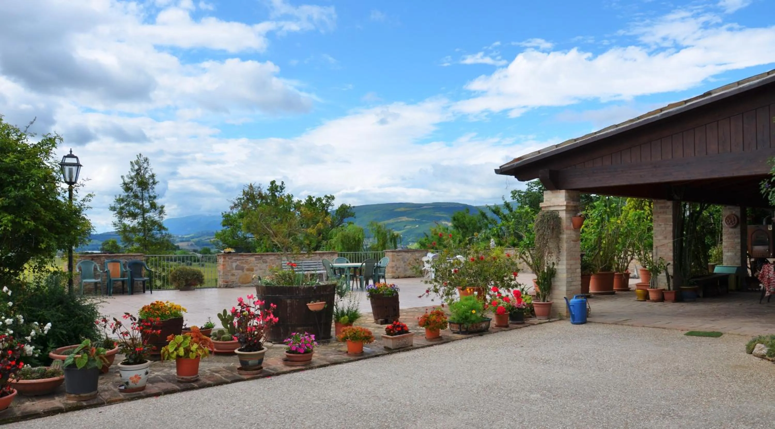 Bird's eye view in Casale il Cerqueto