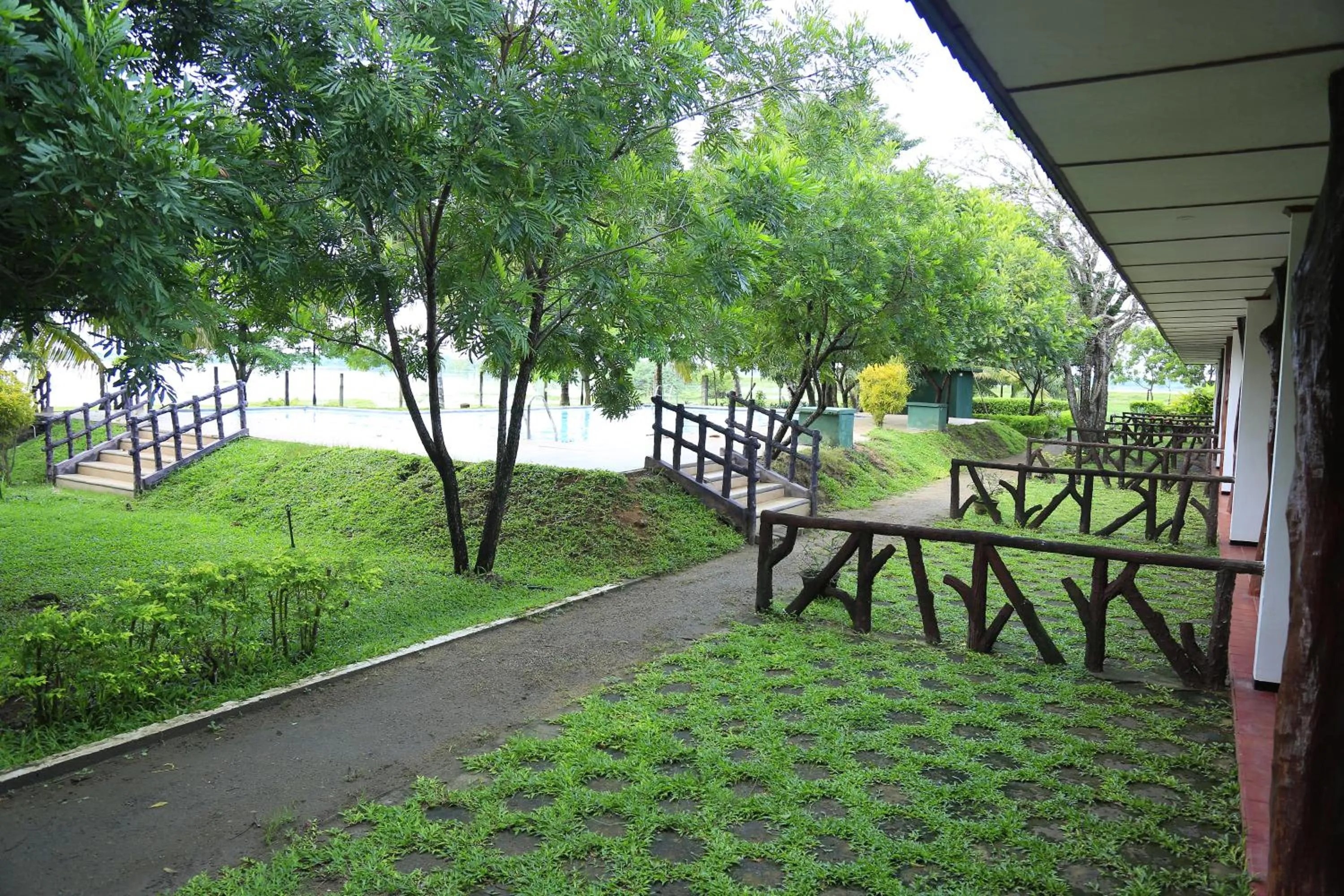 Pool view in Wila Safari Hotel