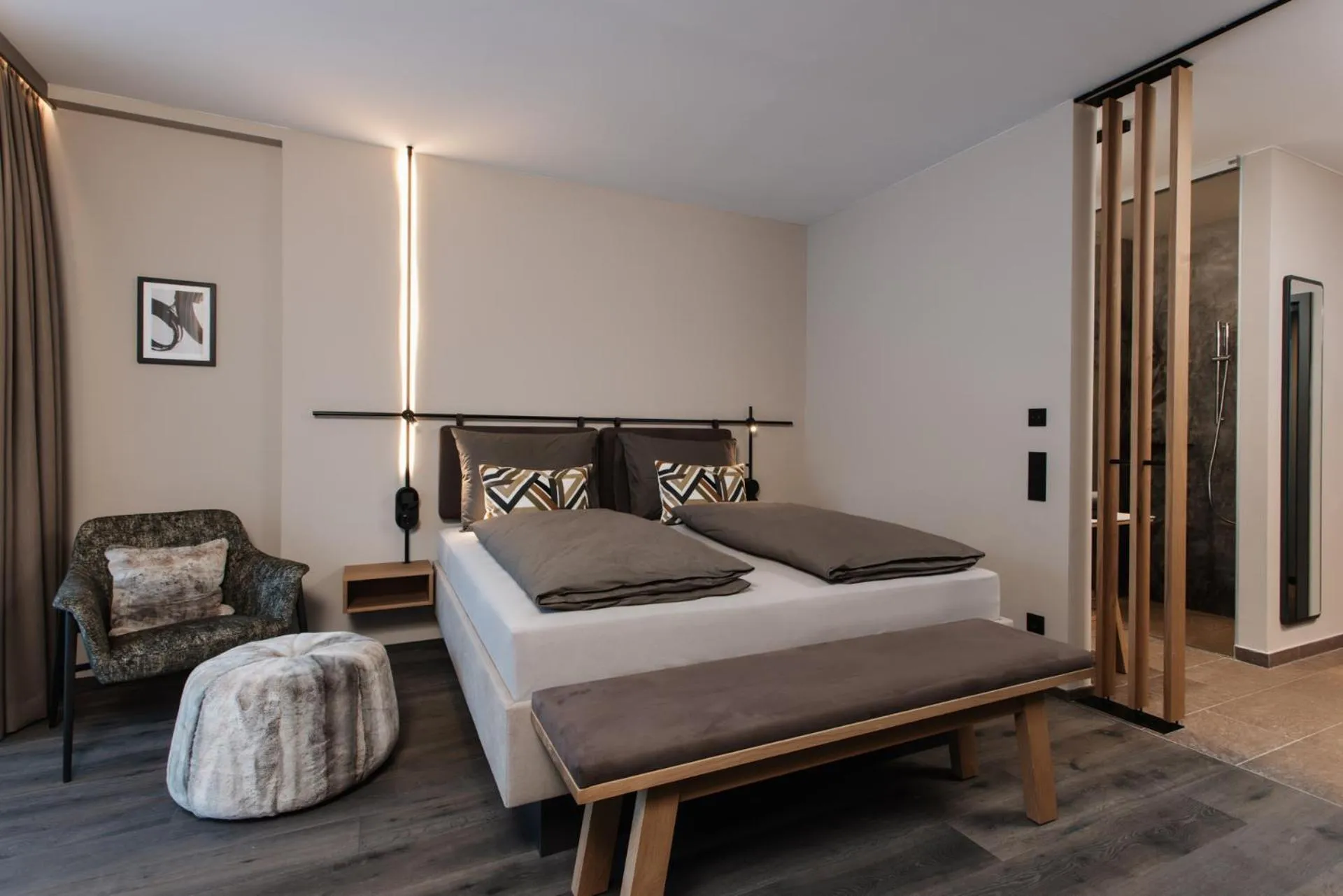 Photo of the whole room, Bed in Revier Boutique Hotel Kaprun