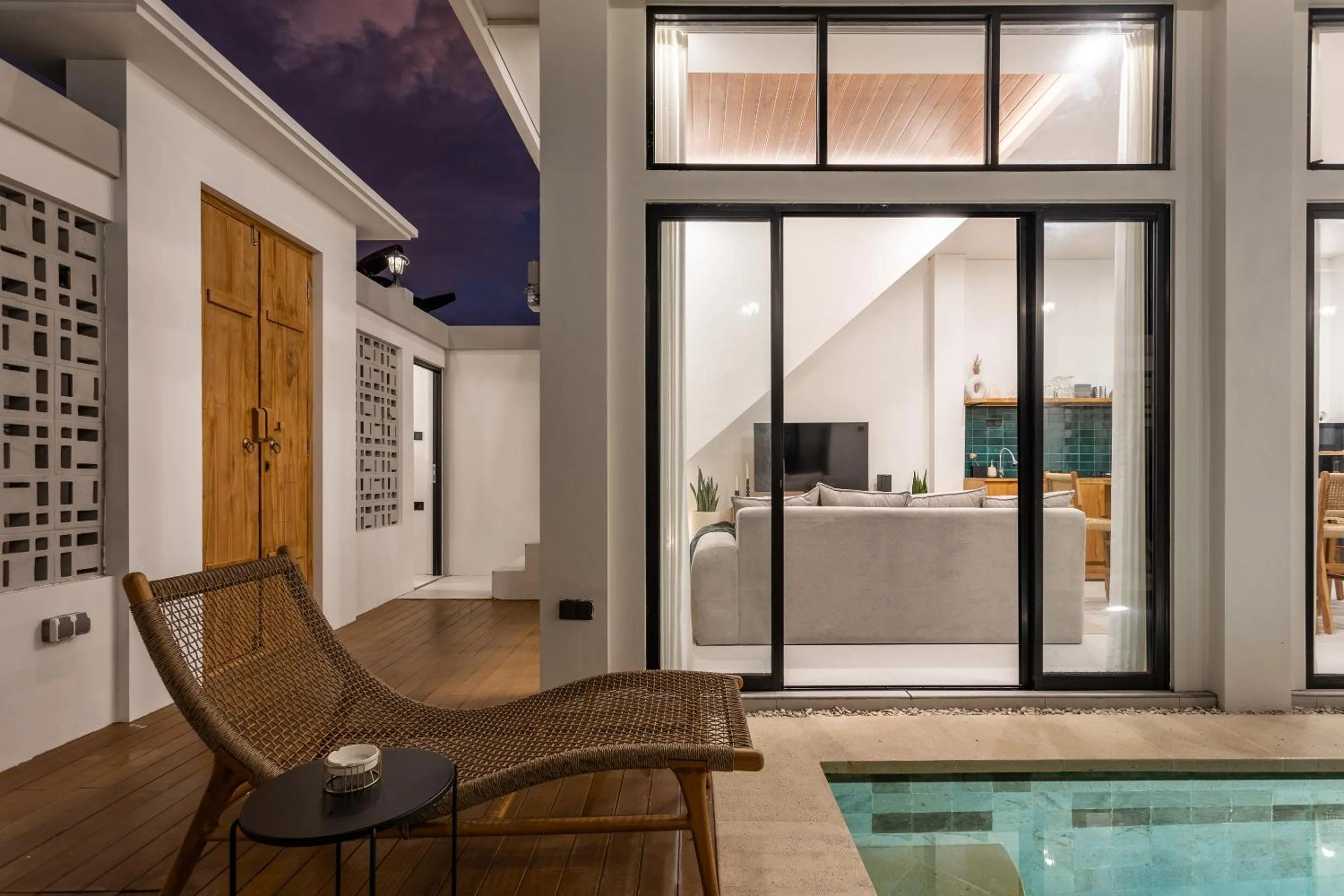 Facade/entrance in Laid Back Villa Canggu