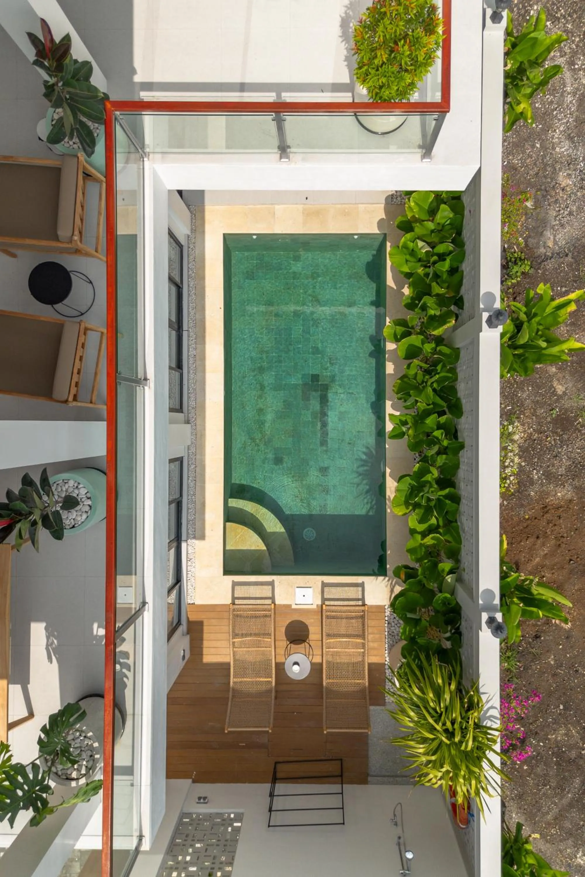 Bird's eye view in Laid Back Villa Canggu