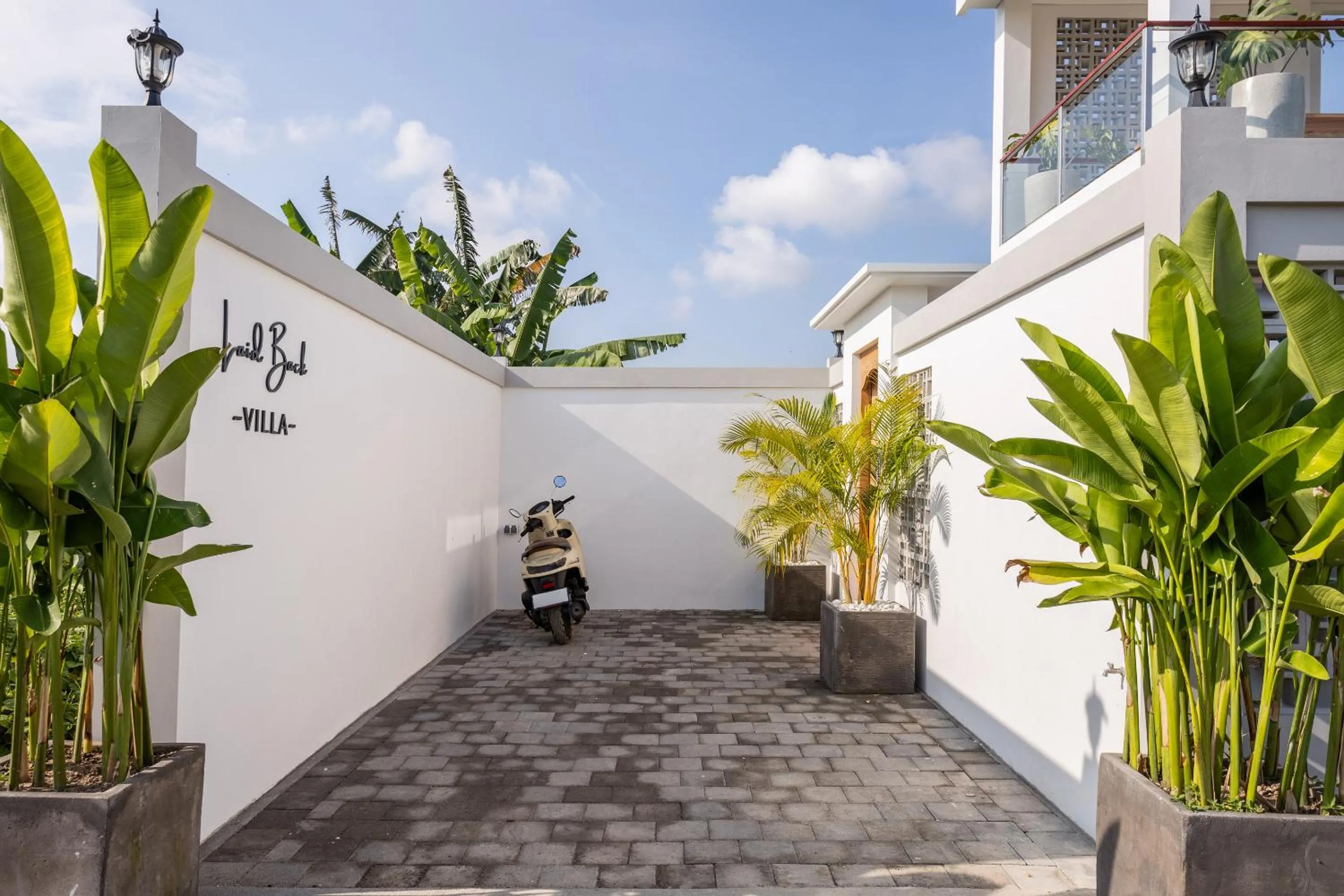 Facade/entrance in Laid Back Villa Canggu