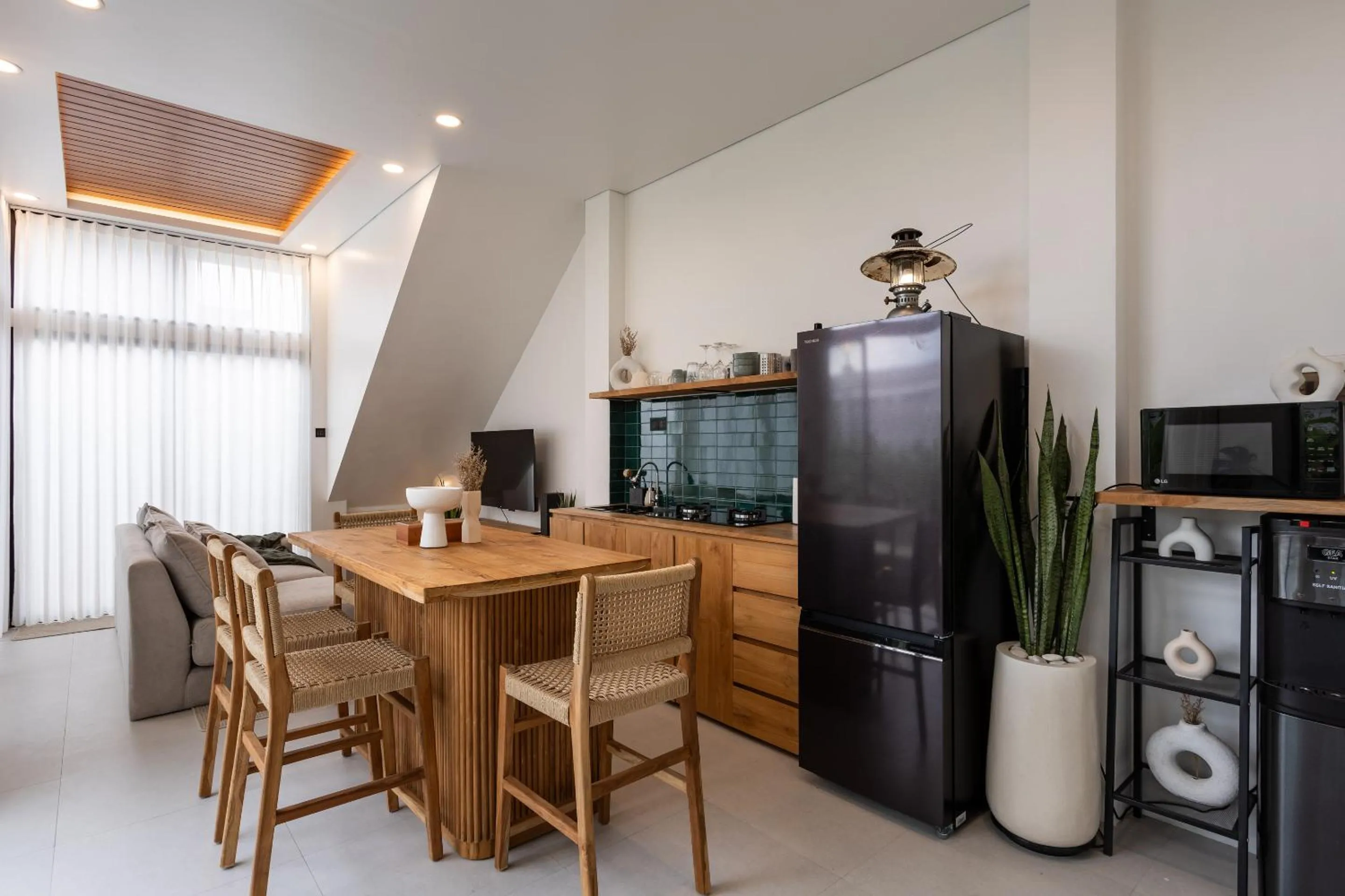 Dining area in Laid Back Villa Canggu
