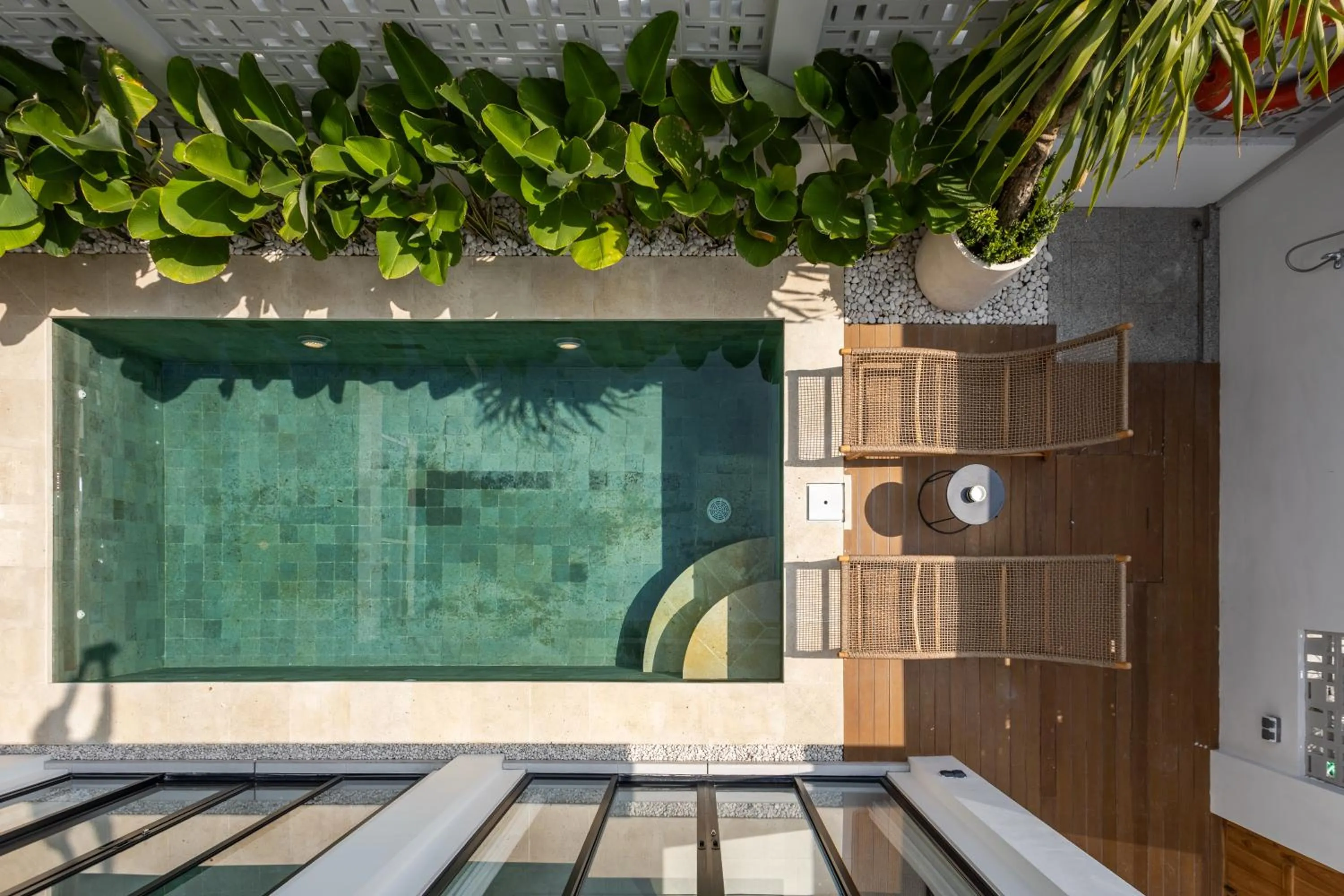 Bird's eye view in Laid Back Villa Canggu