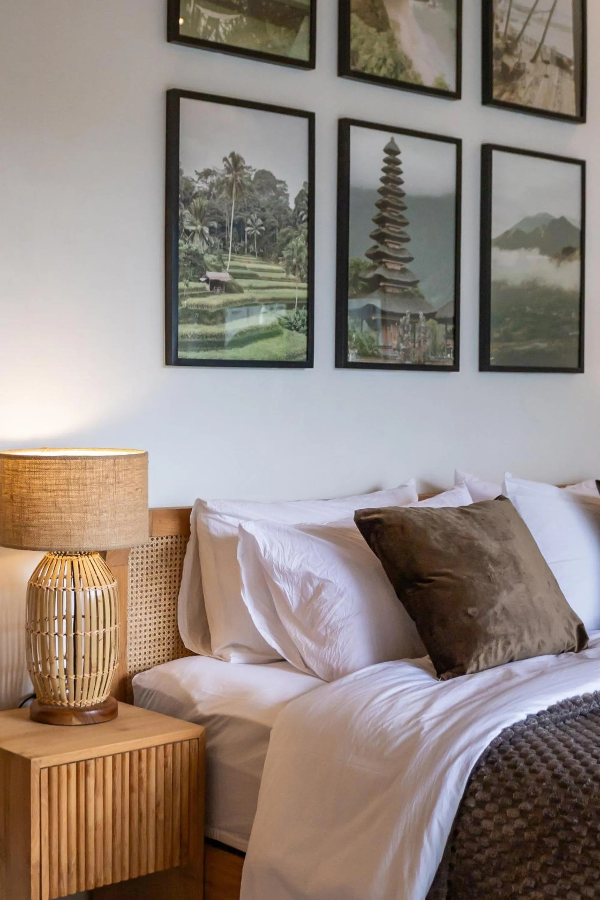 Decorative detail, Bed in Laid Back Villa Canggu