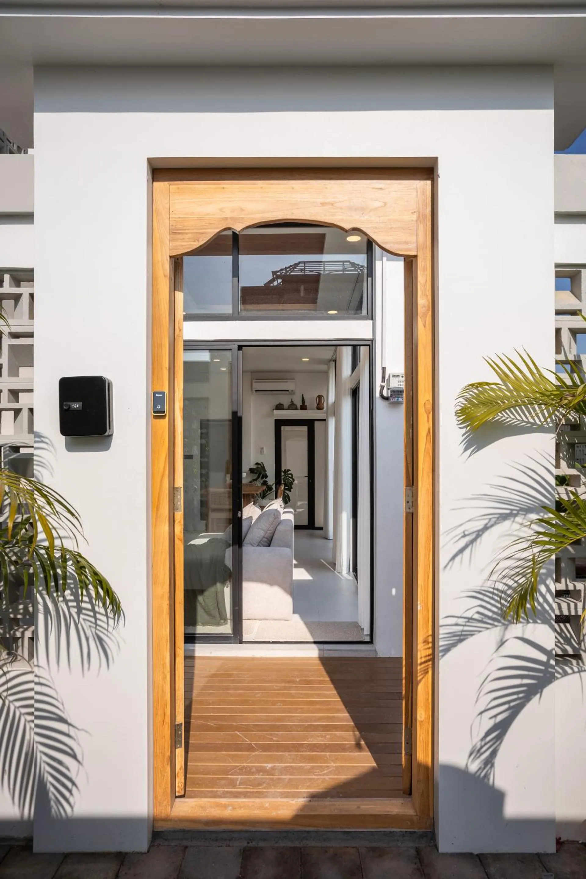 Facade/entrance in Laid Back Villa Canggu
