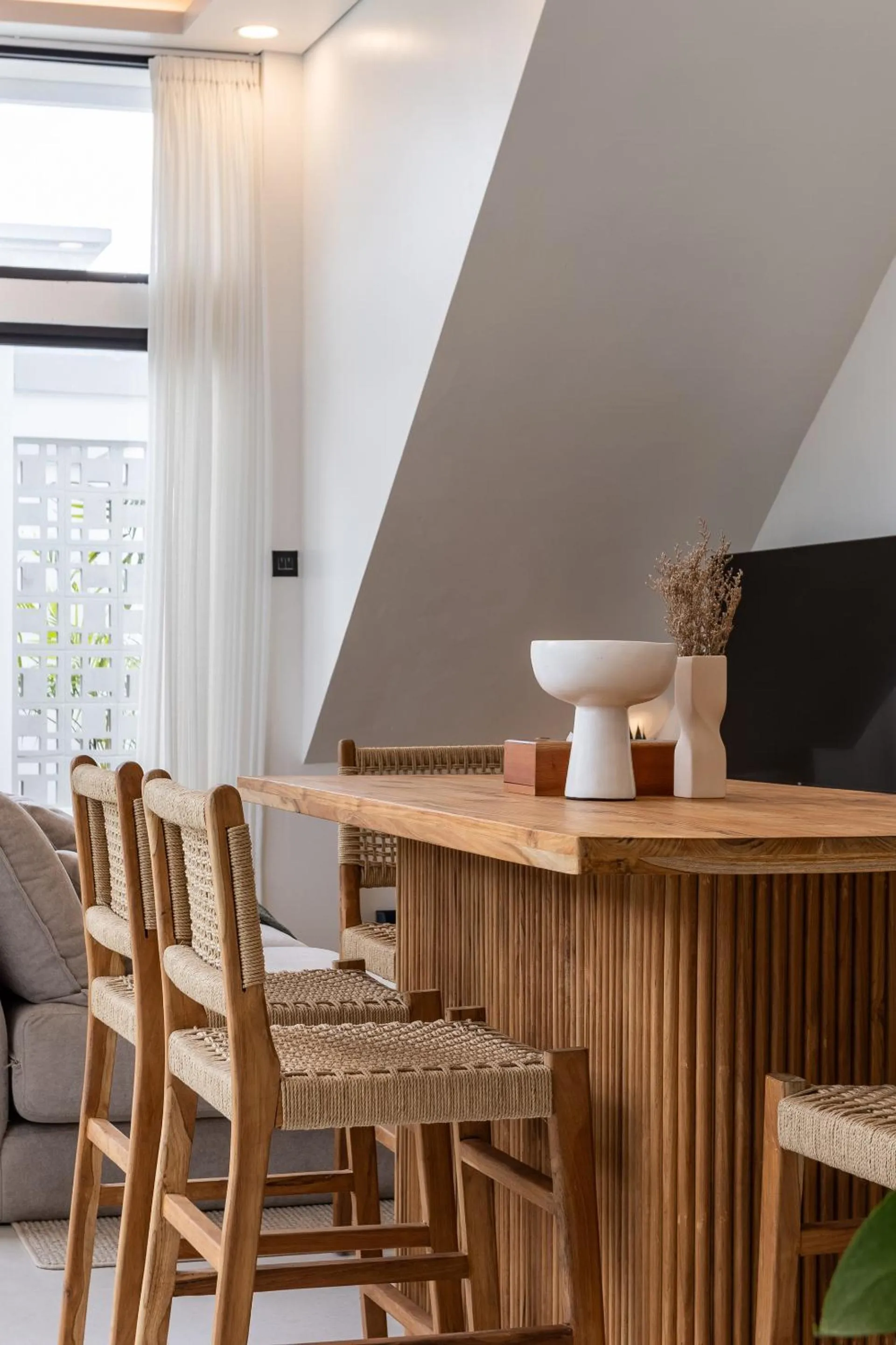 Dining area in Laid Back Villa Canggu