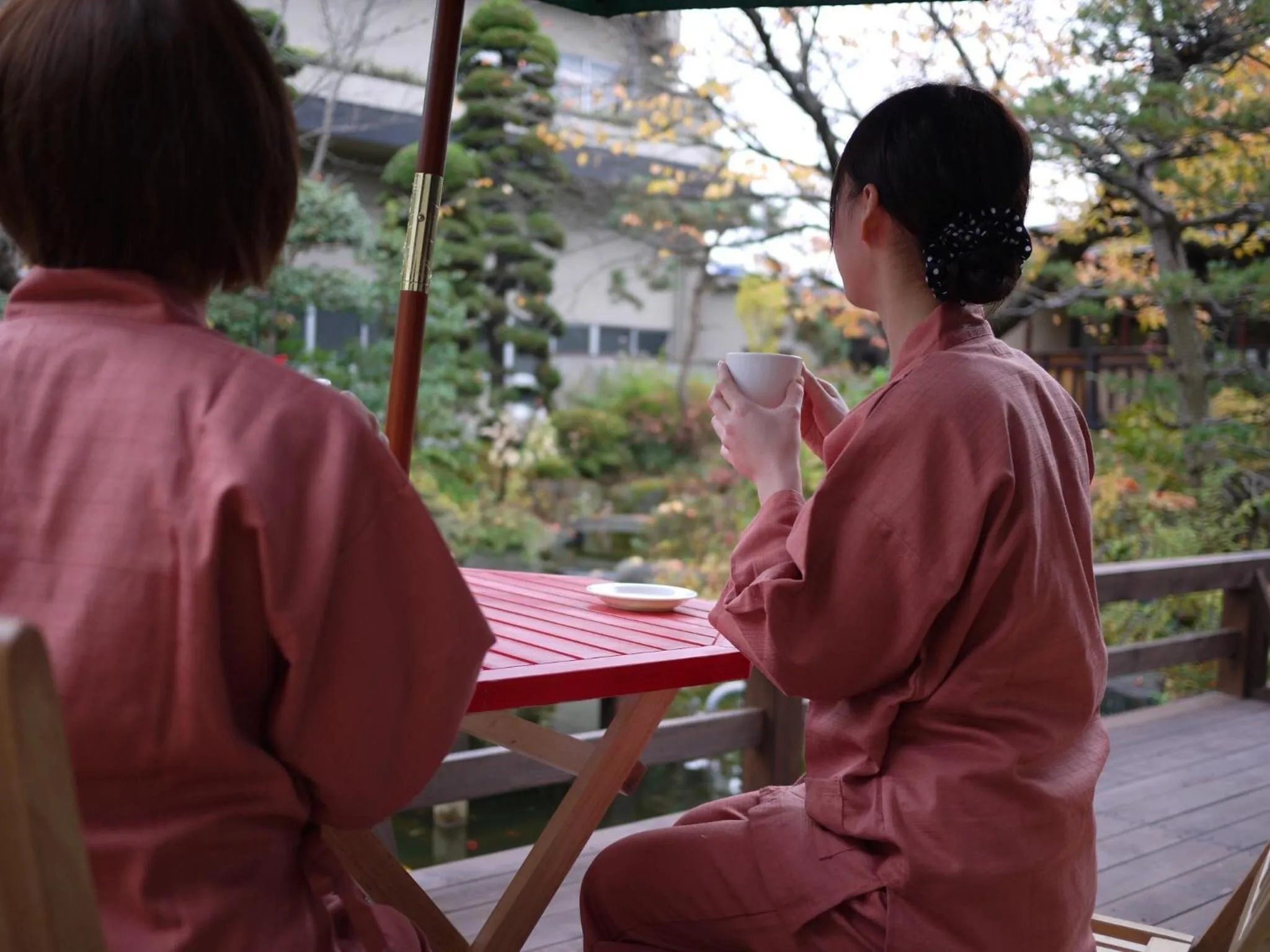 Garden in Sakaeya Hotel