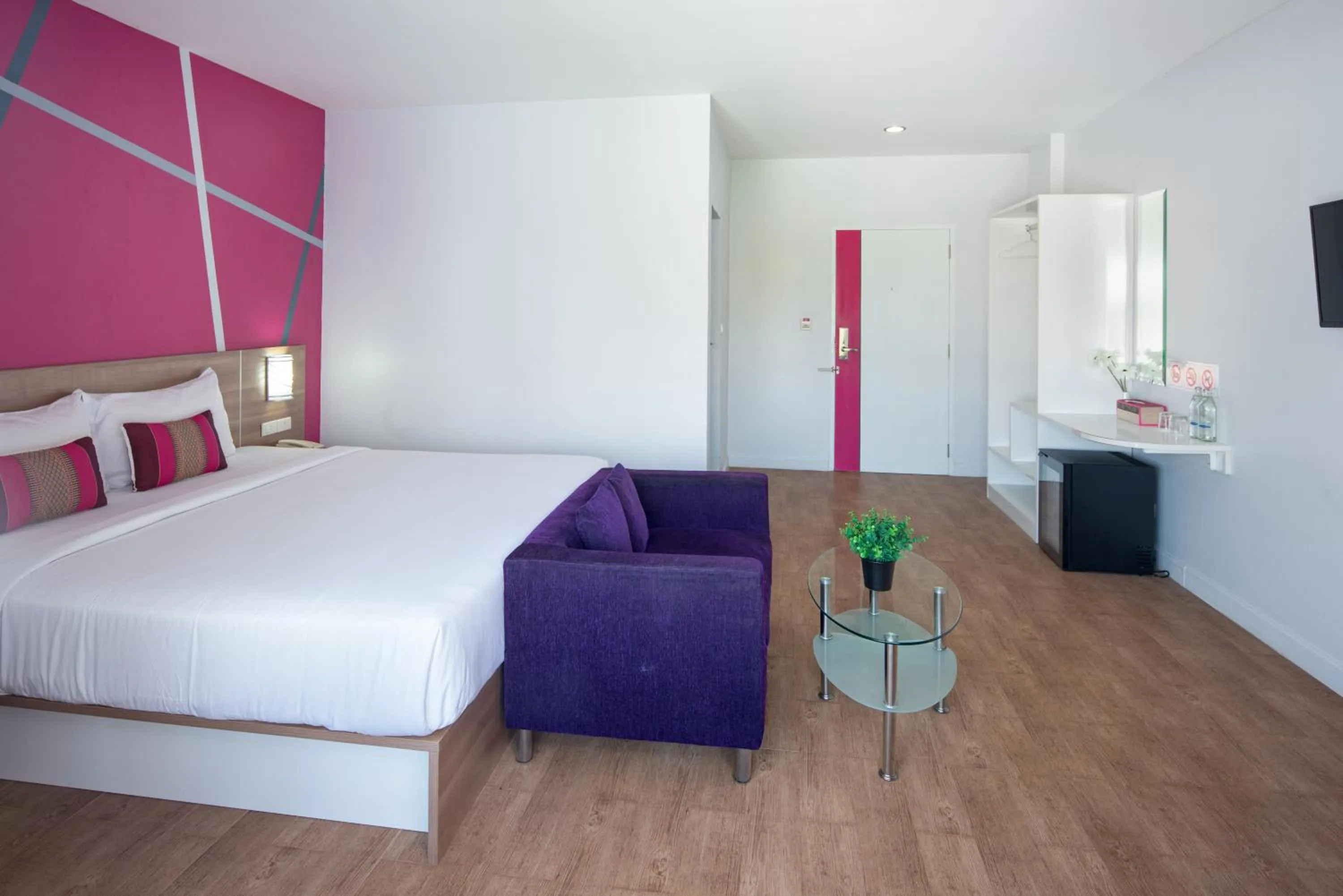 Bed in Eco Inn Lite Ubon Ratchathani