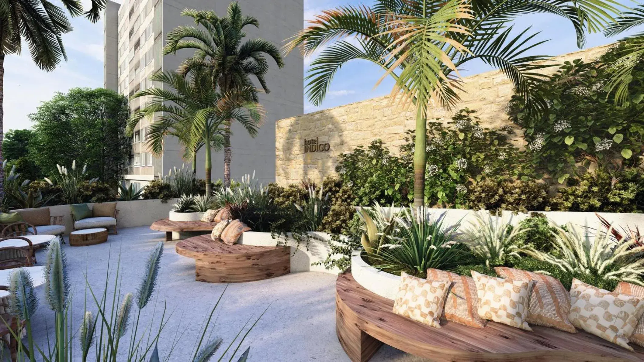 Property building in Hotel Indigo Gandia Beach by IHG Property building in Hotel Indigo Gandia Beach by IHG