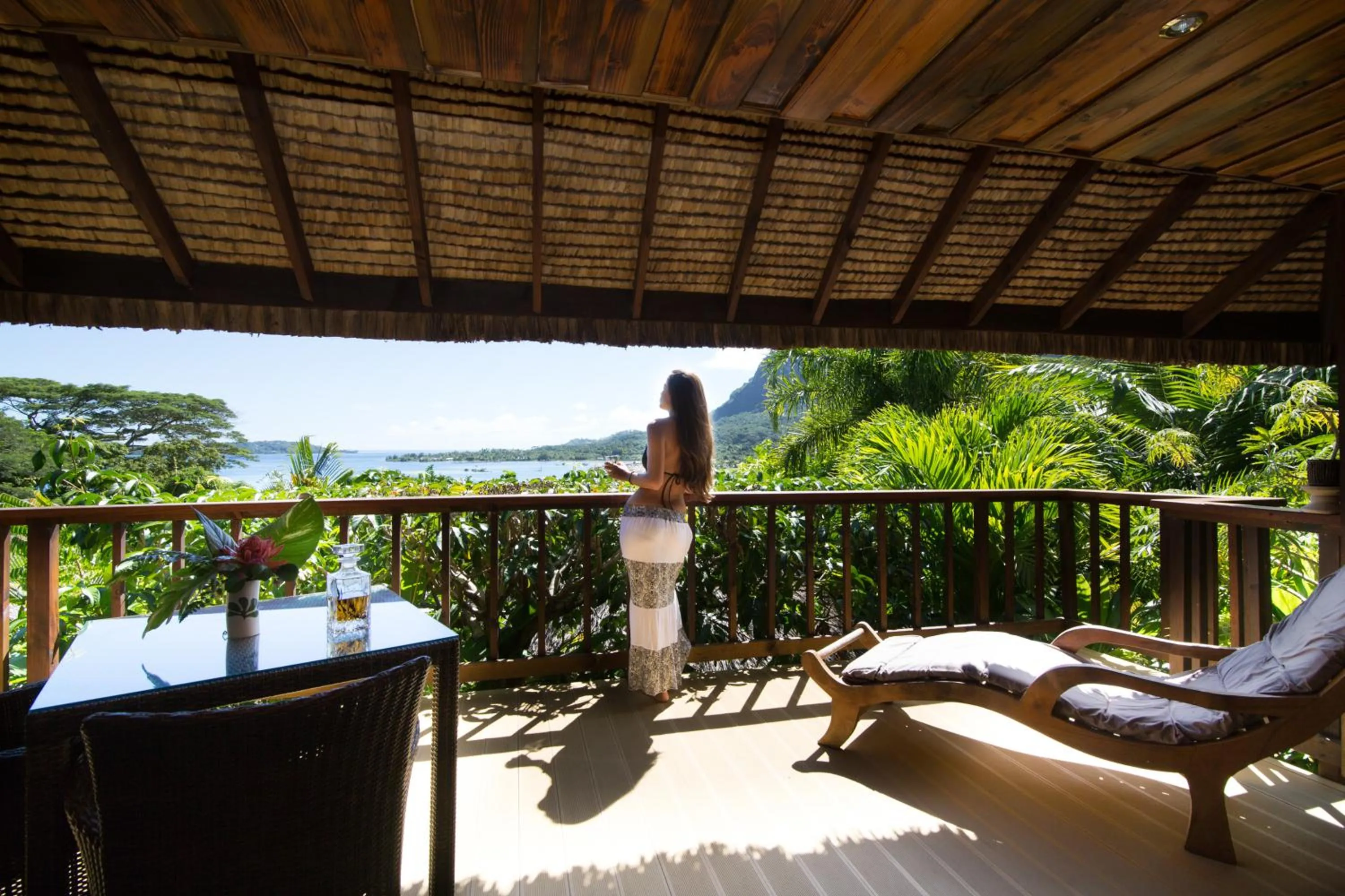 Balcony/Terrace in Rohotu Fare