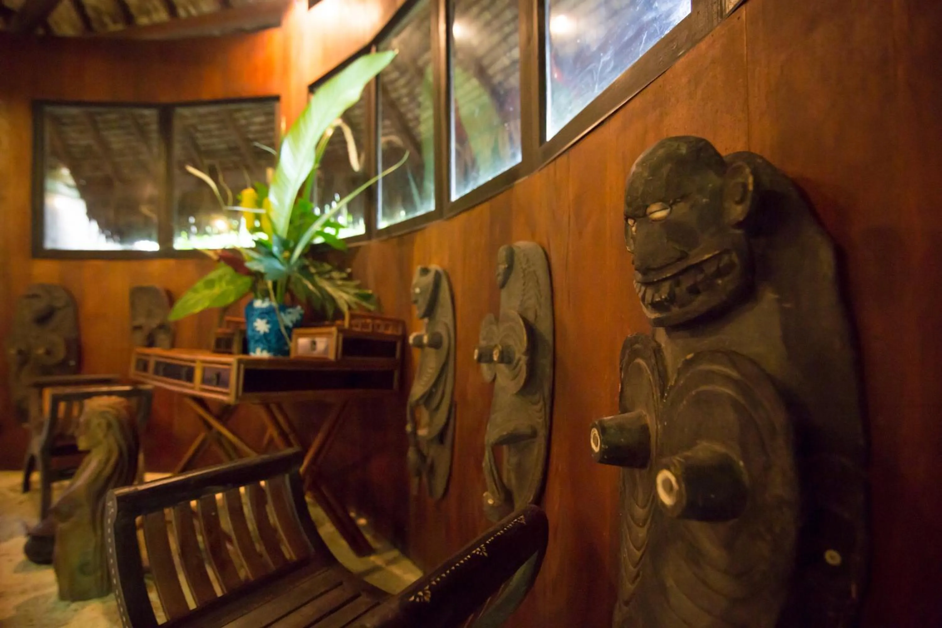 Decorative detail in Rohotu Fare