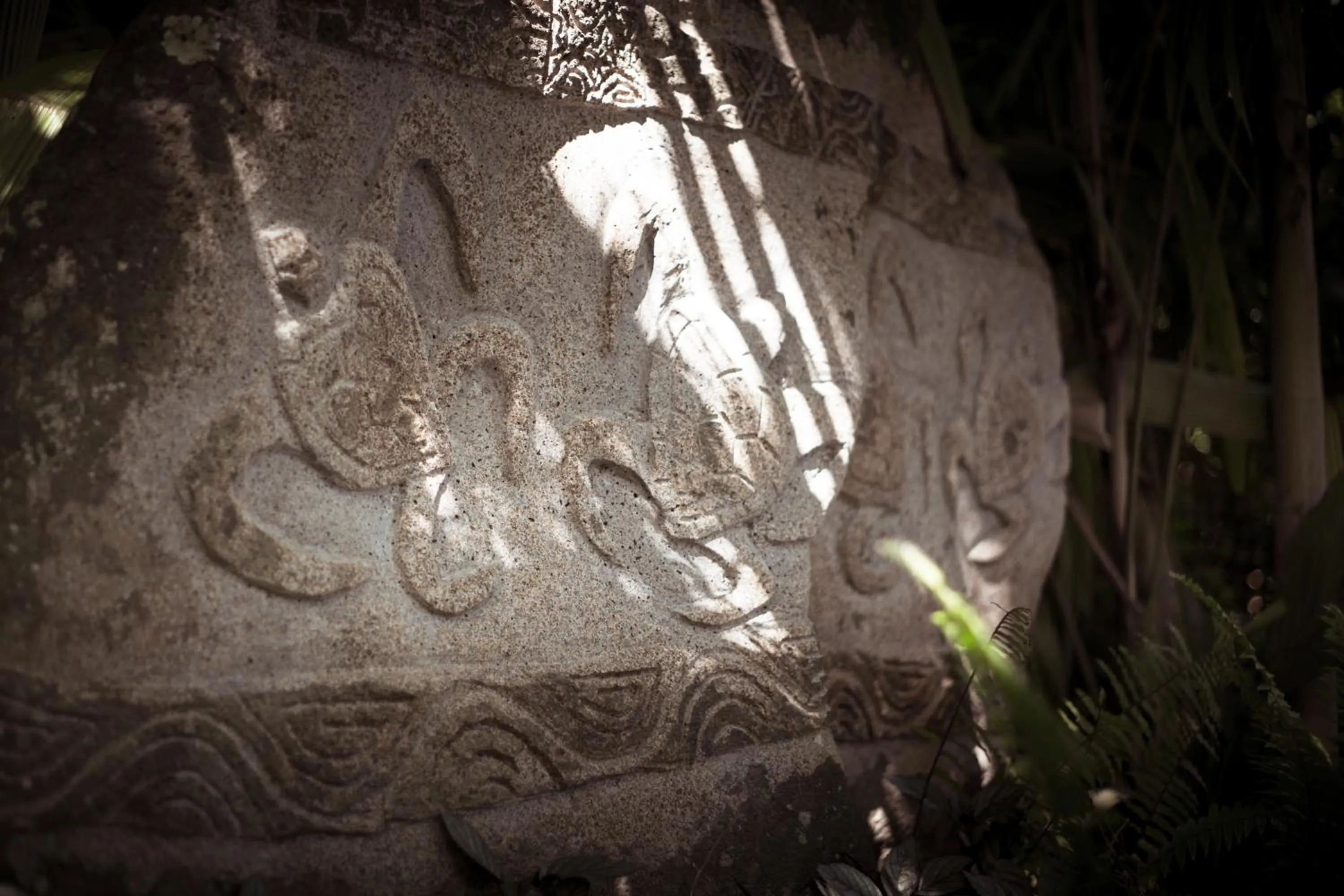 Decorative detail in Rohotu Fare