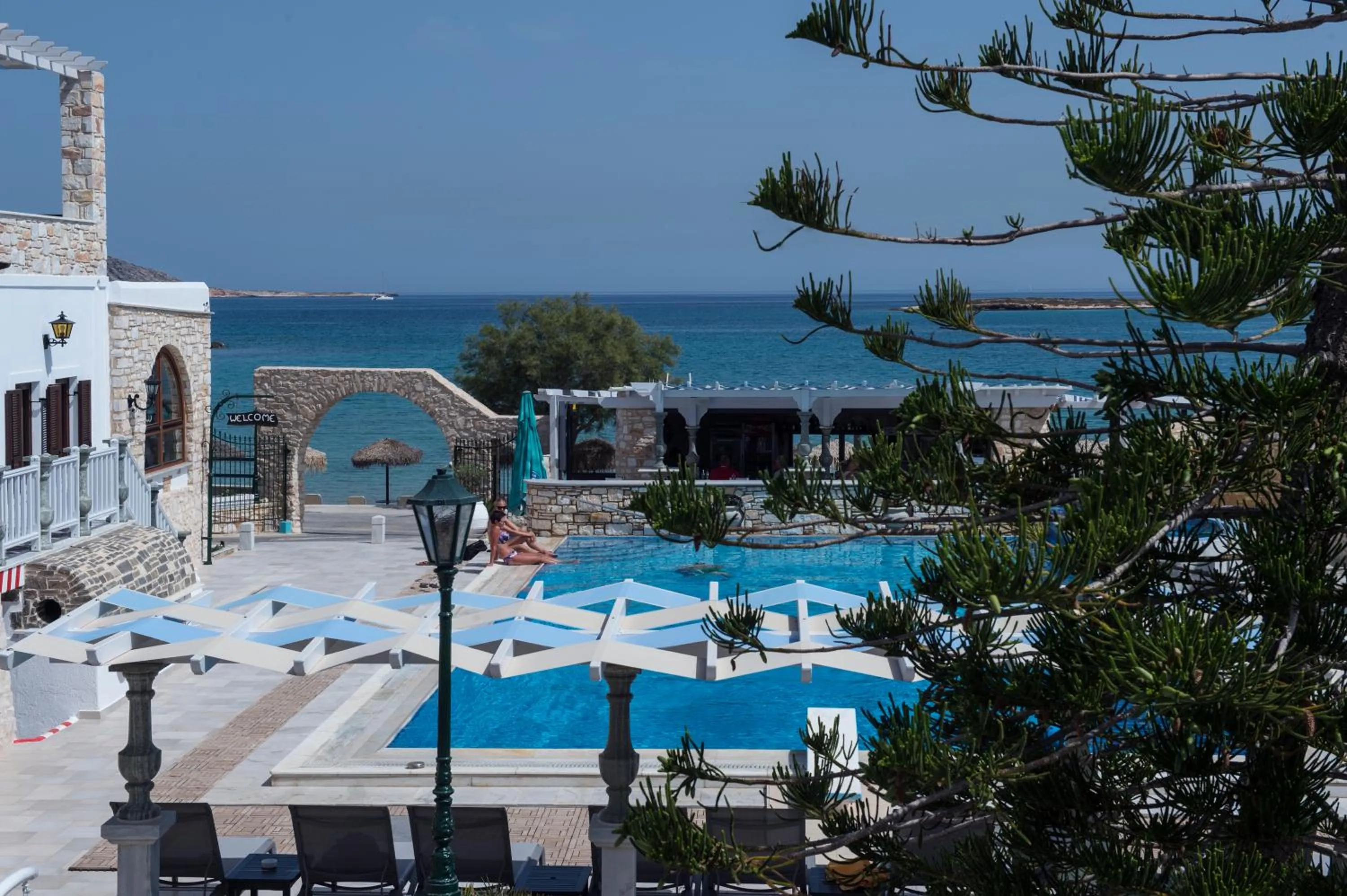 On site in Contaratos Beach Hotel