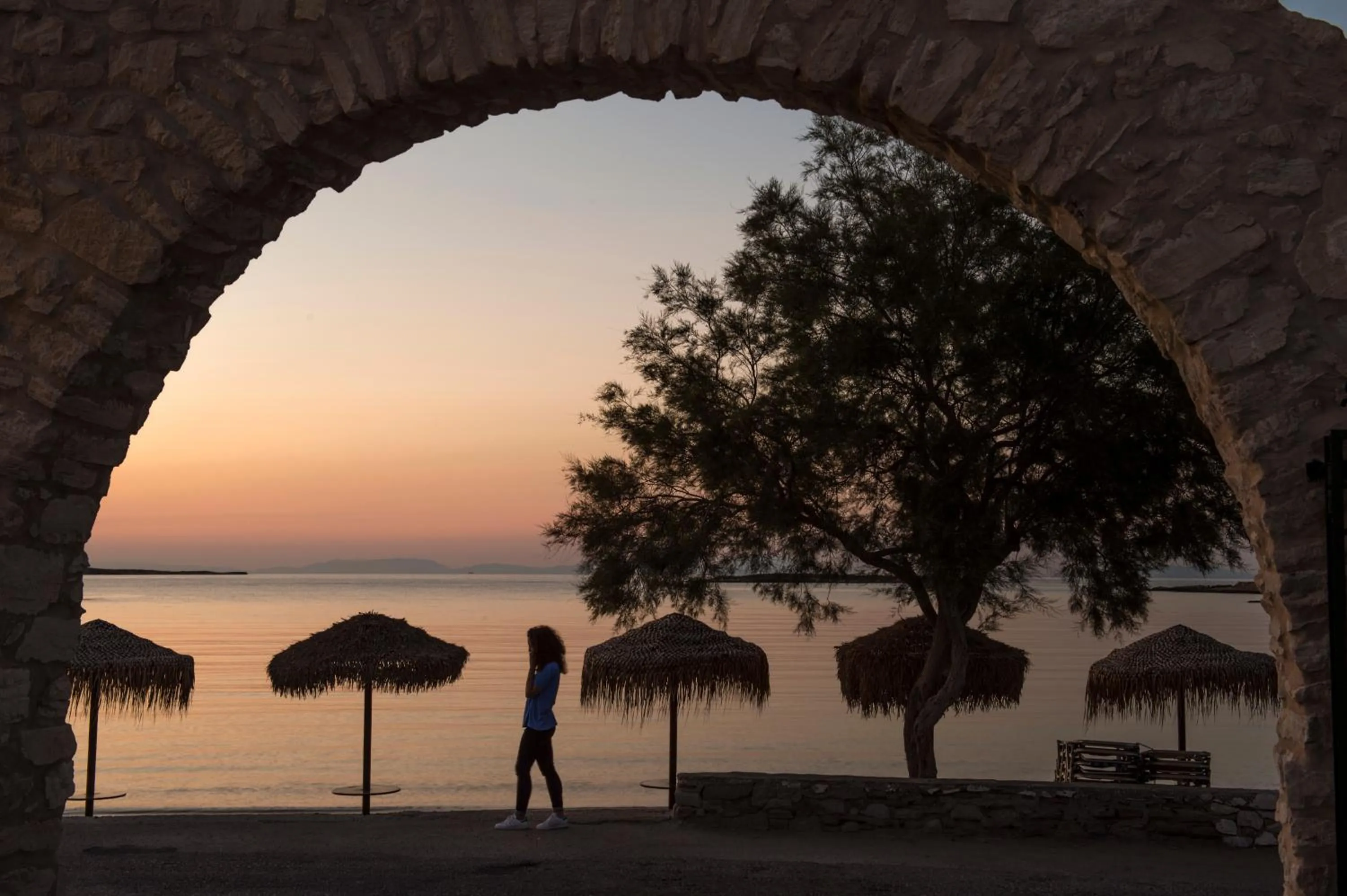 Night in Contaratos Beach Hotel