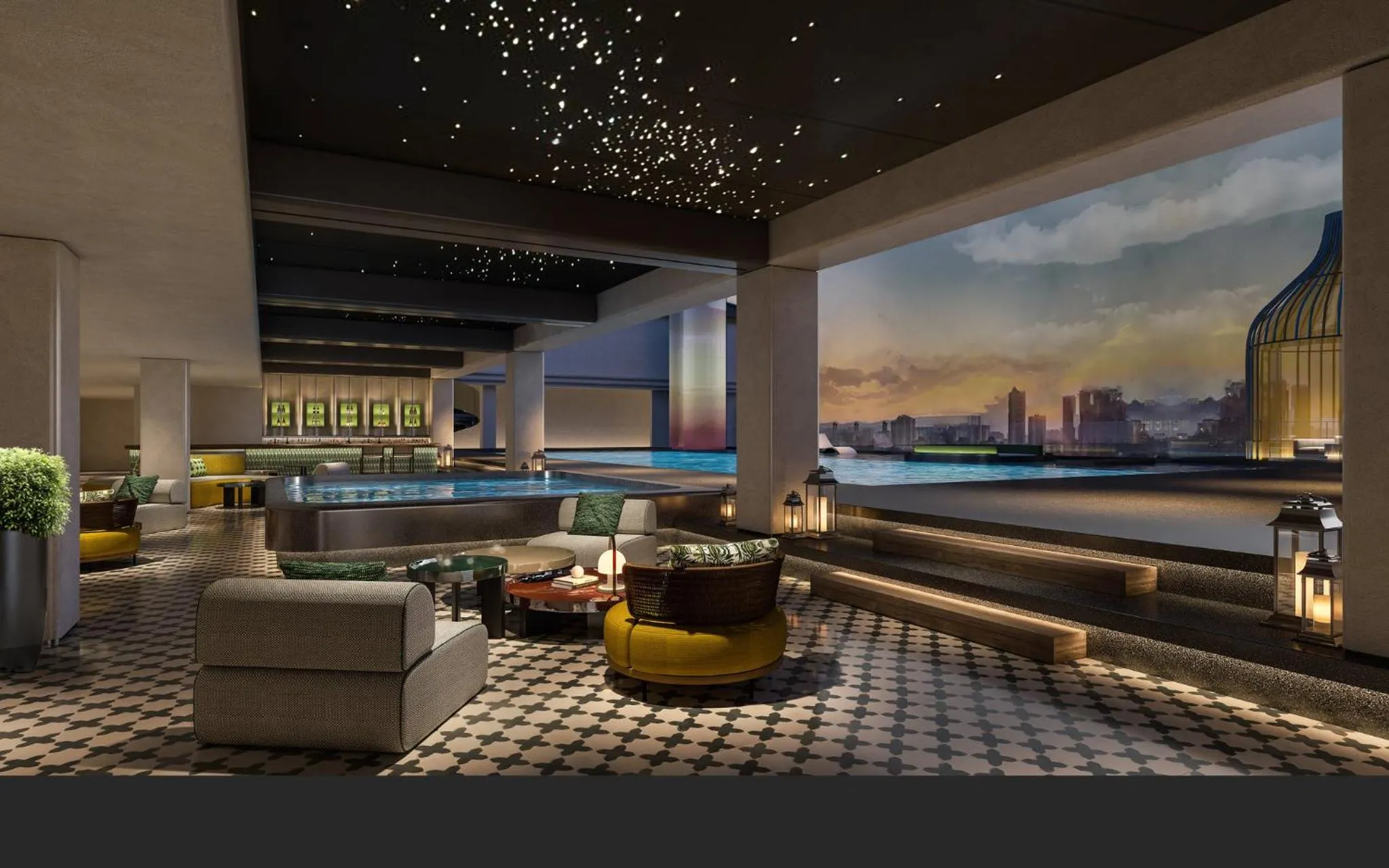 Swimming pool in voco Xishuangbanna Gaozhuang by IHG