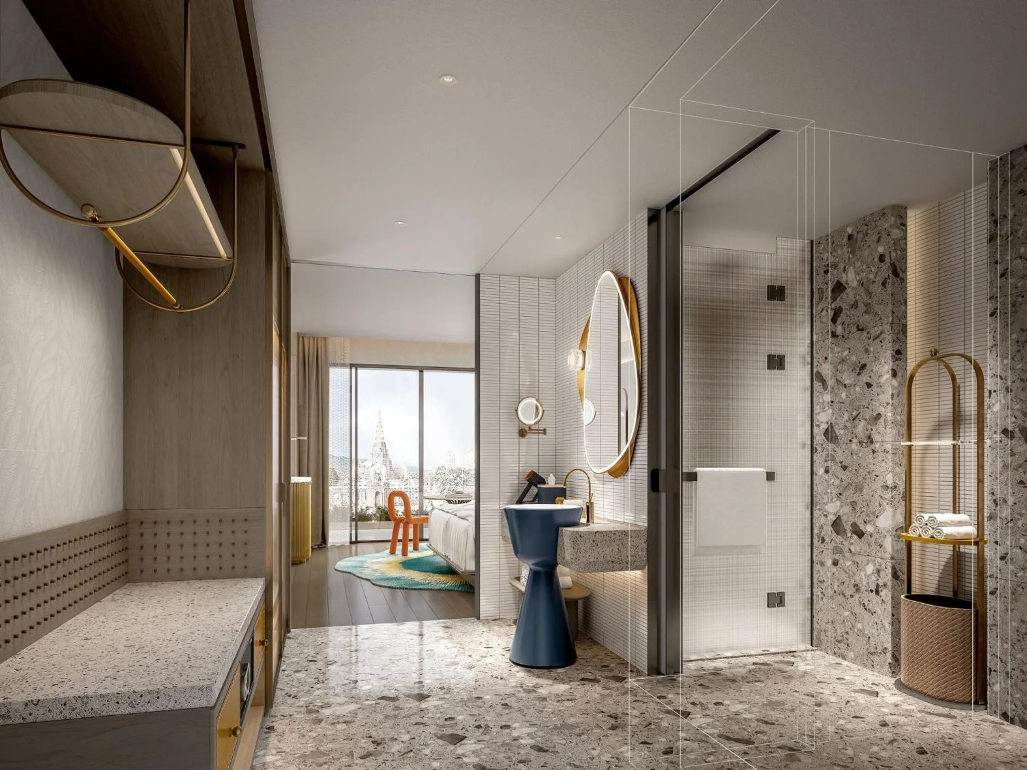 Bathroom in voco Xishuangbanna Gaozhuang by IHG