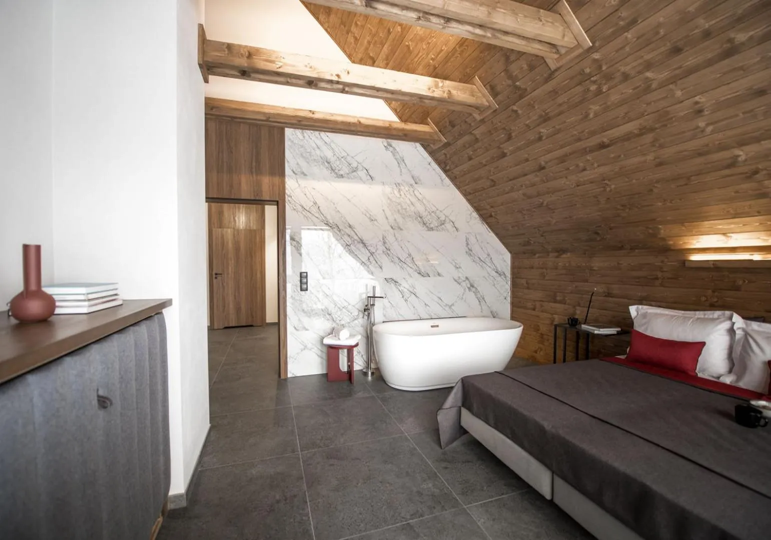 Bed in Aspen Deluxe Residence & ASPEN cottage