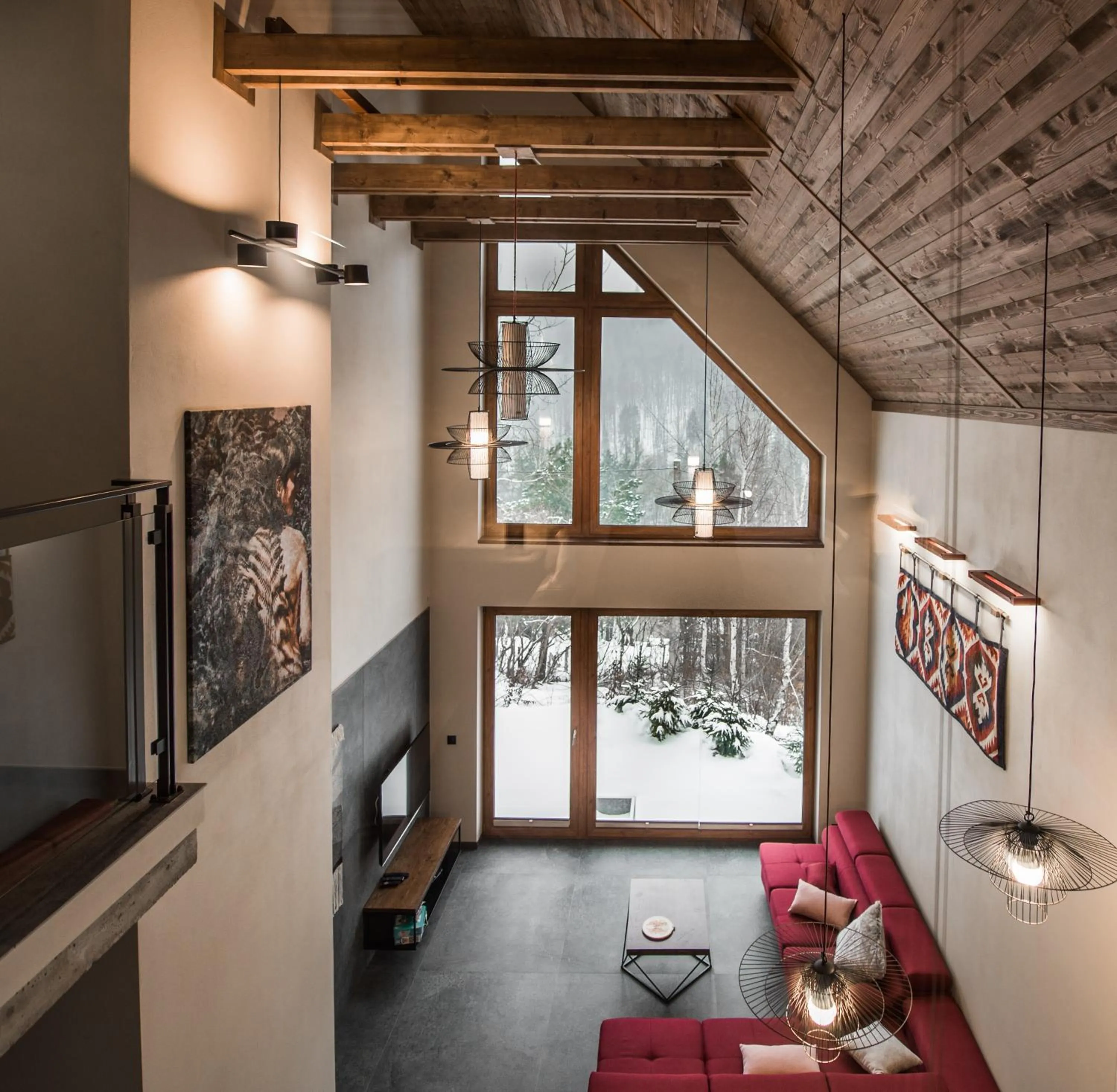 Living room in Aspen Deluxe Residence & ASPEN cottage
