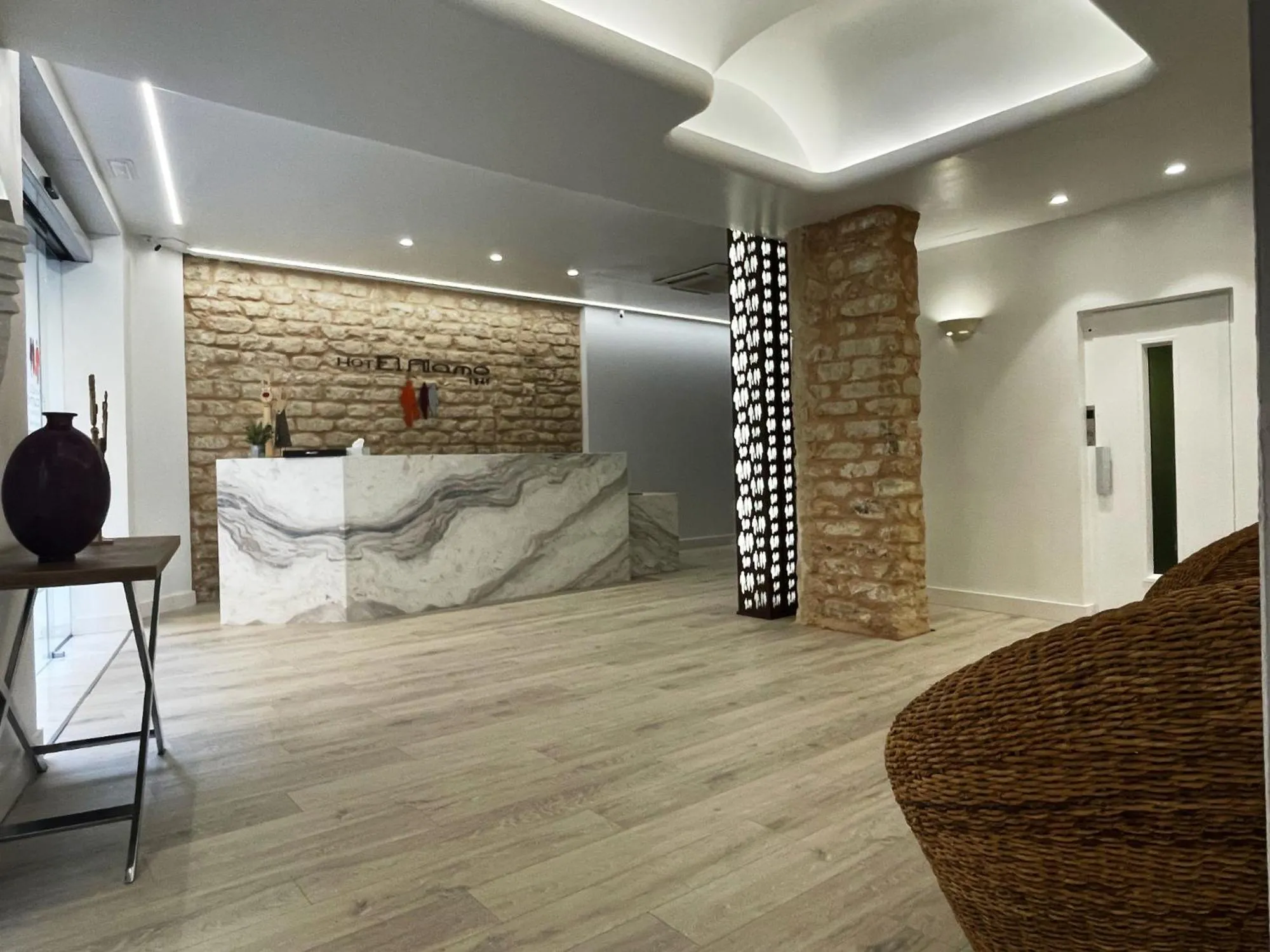 Lobby or reception in Hotel Alamo