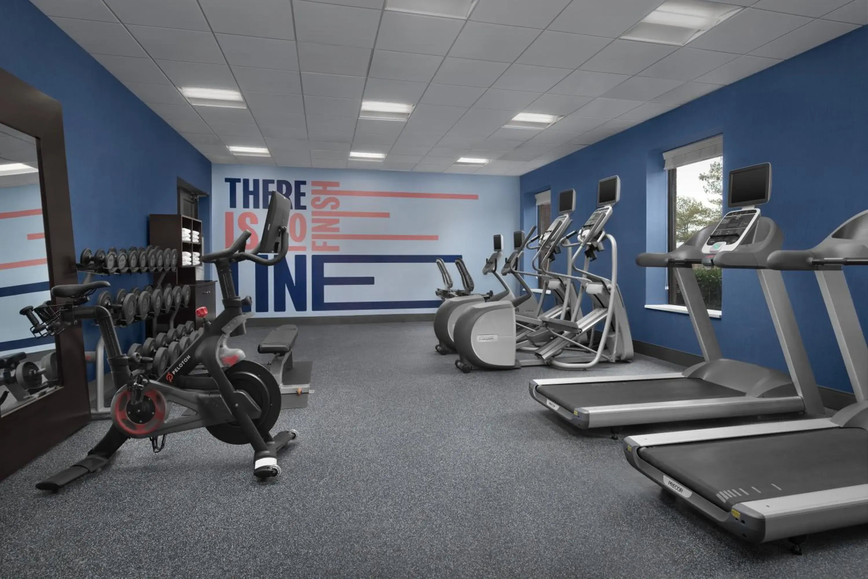 Fitness centre/facilities in Hampton Inn & Suites Baltimore North/Timonium, MD Fitness centre/facilities in Hampton Inn & Suites Baltimore North/Timonium, MD