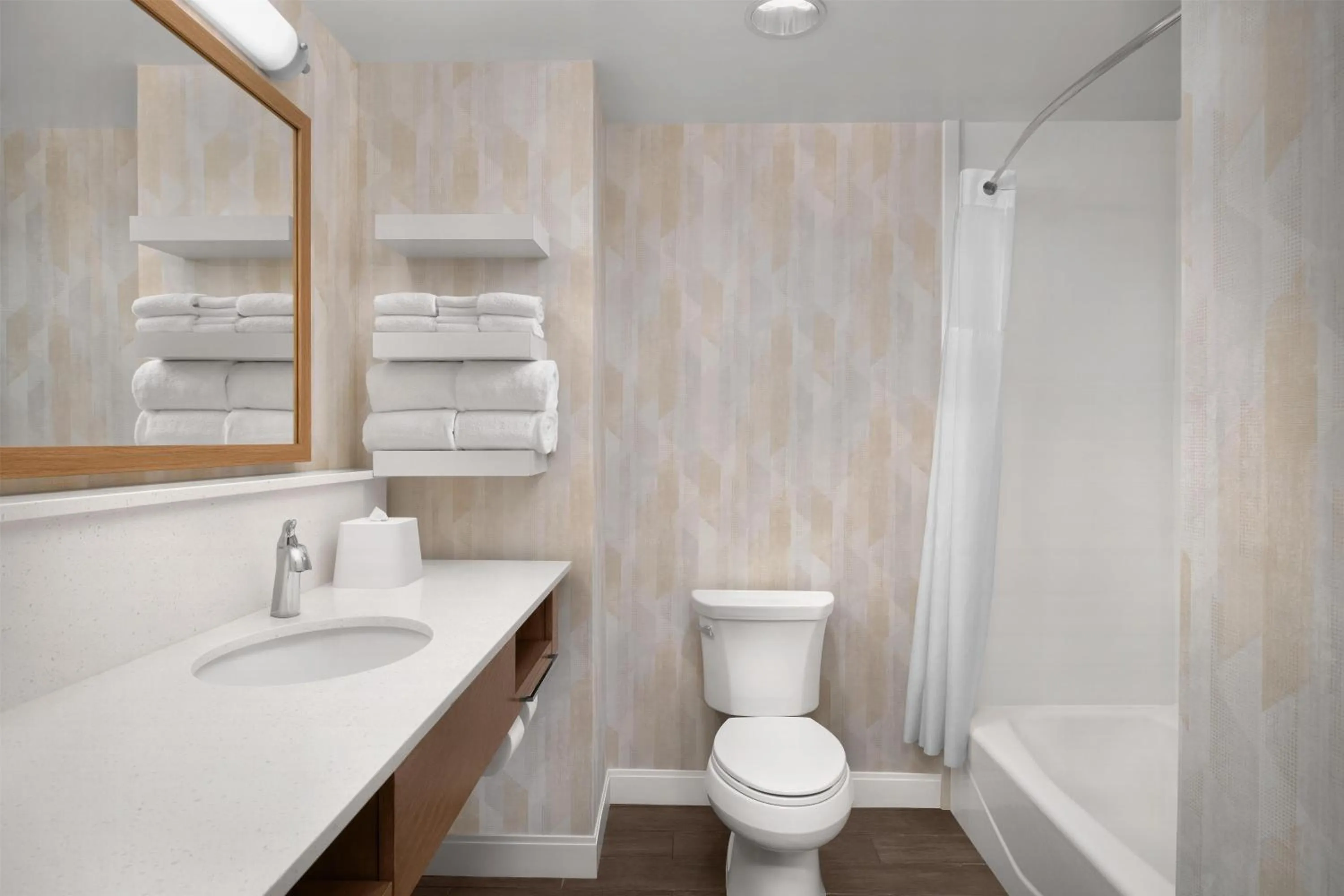 Bathroom in Hampton Inn & Suites Baltimore North/Timonium, MD