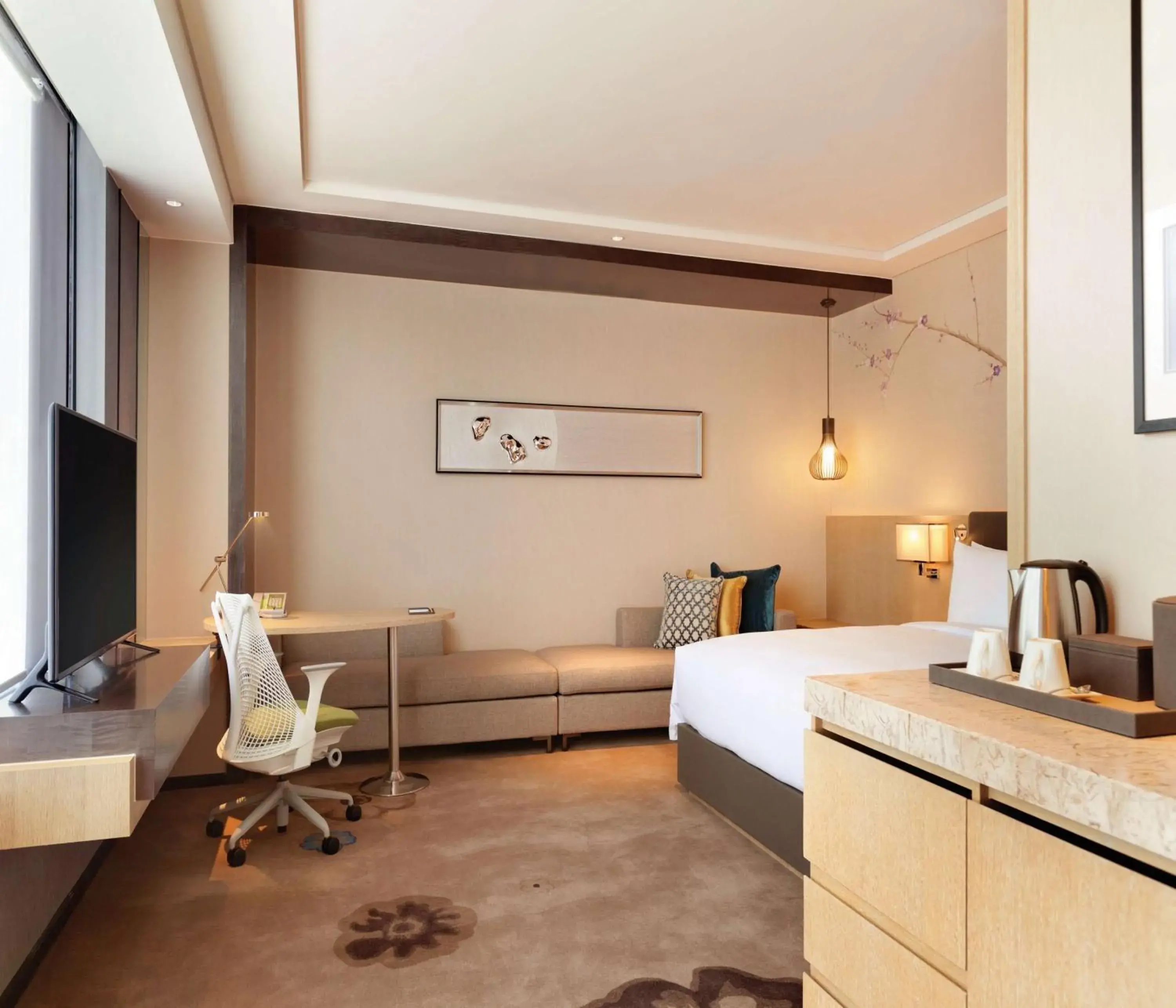 Bedroom, Bed in Hilton Garden Inn Dandong Bedroom, Bed in Hilton Garden Inn Dandong