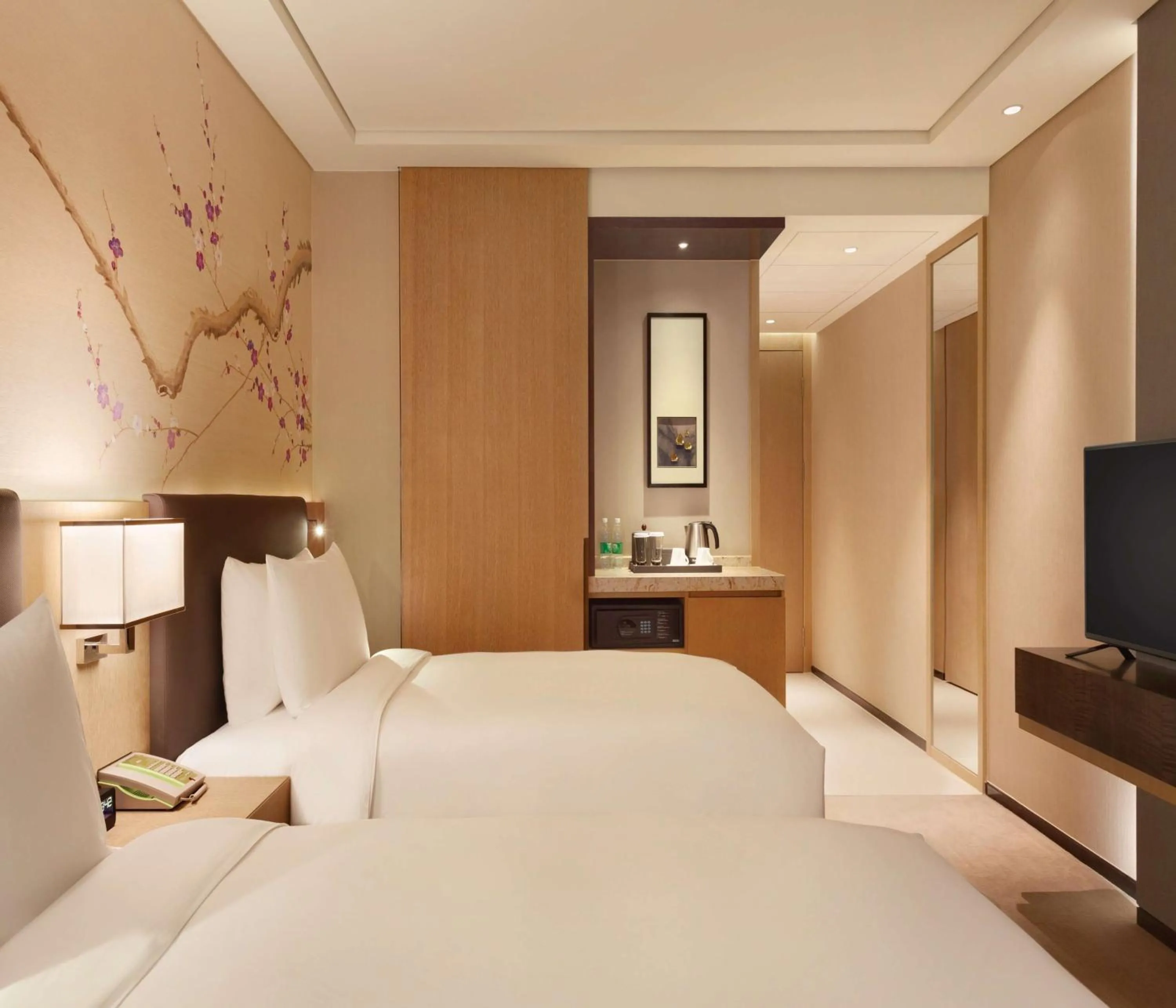 Bedroom, Bed in Hilton Garden Inn Dandong