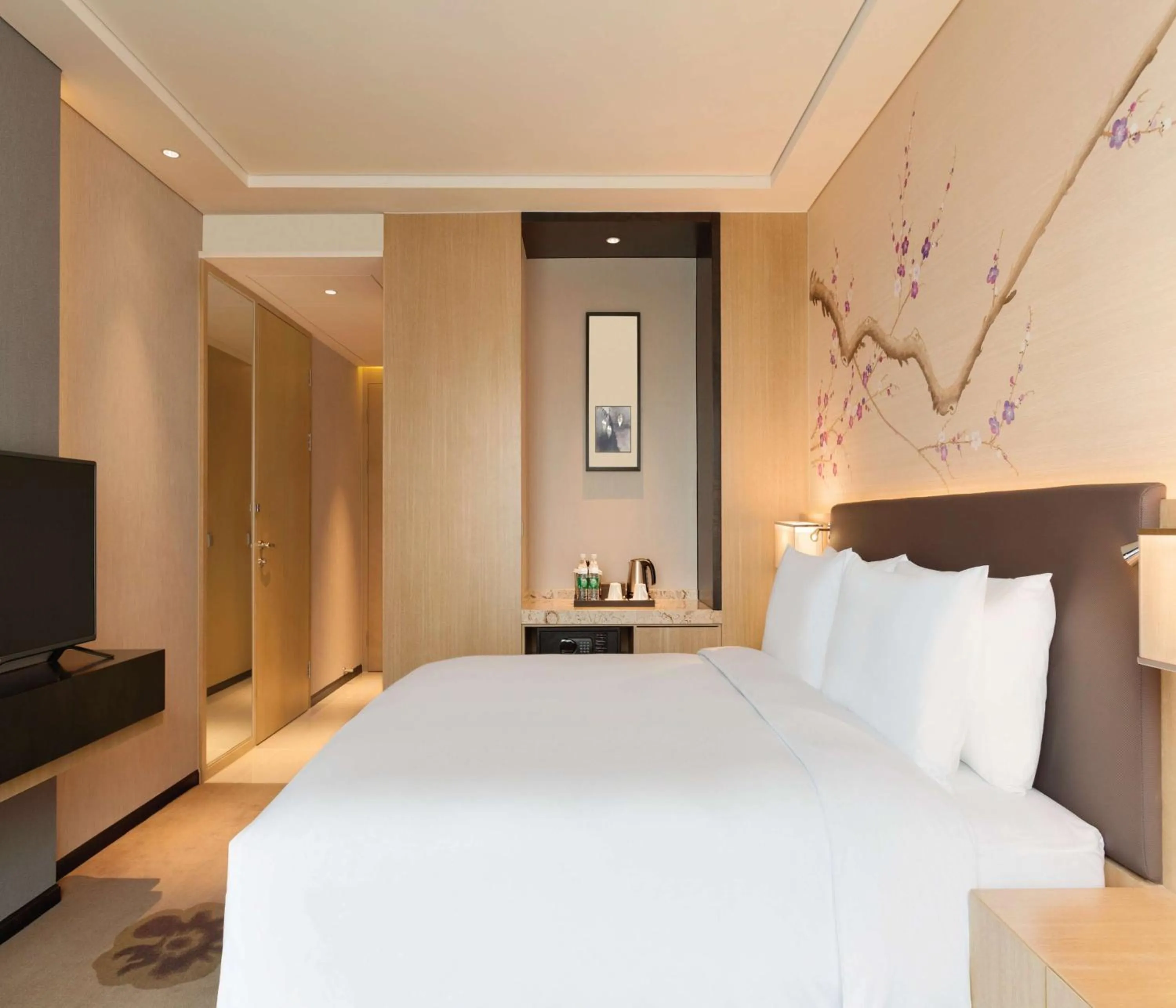 Bedroom, Bed in Hilton Garden Inn Dandong