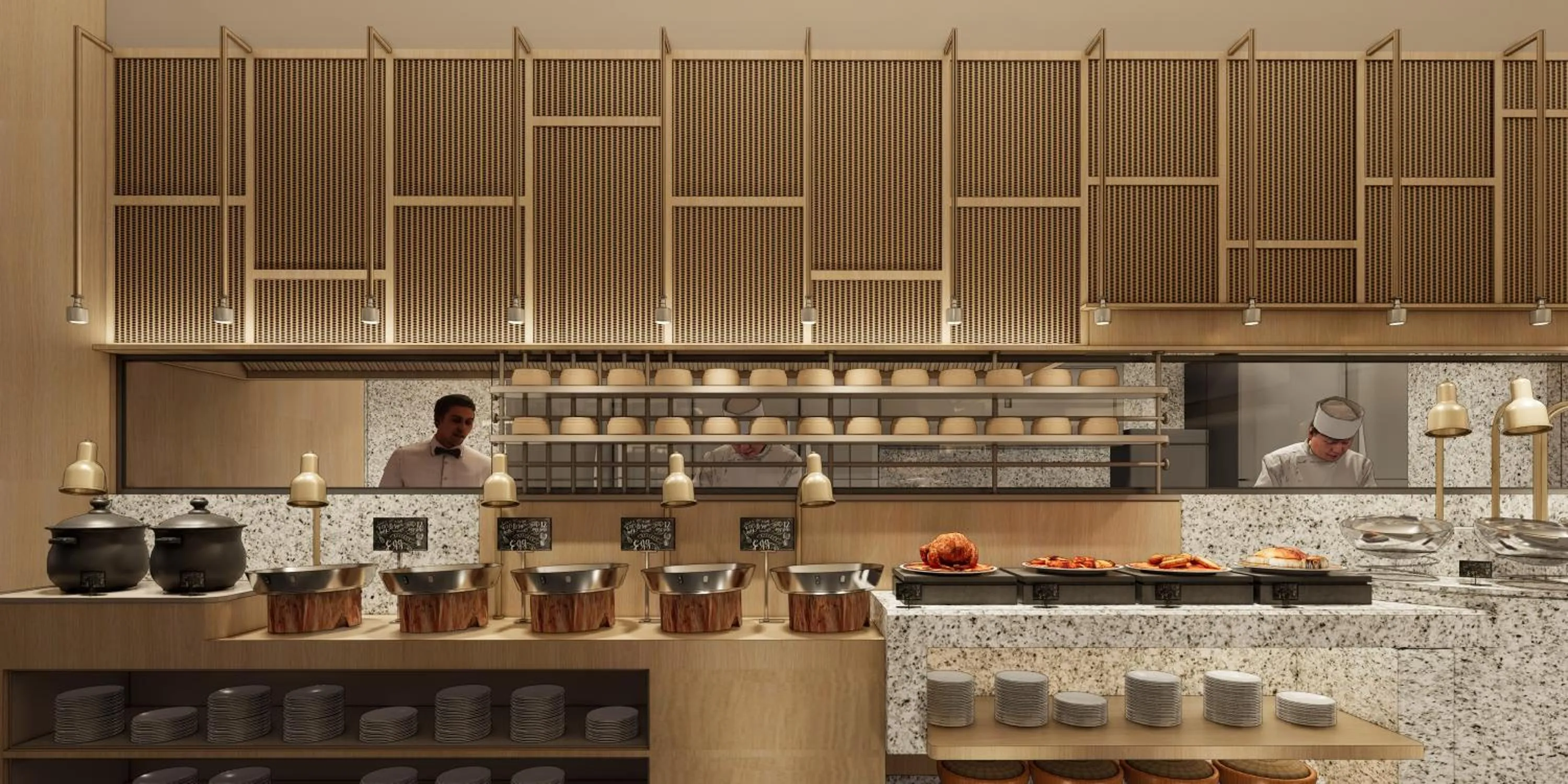 Restaurant/places to eat in Hilton Garden Inn Dandong