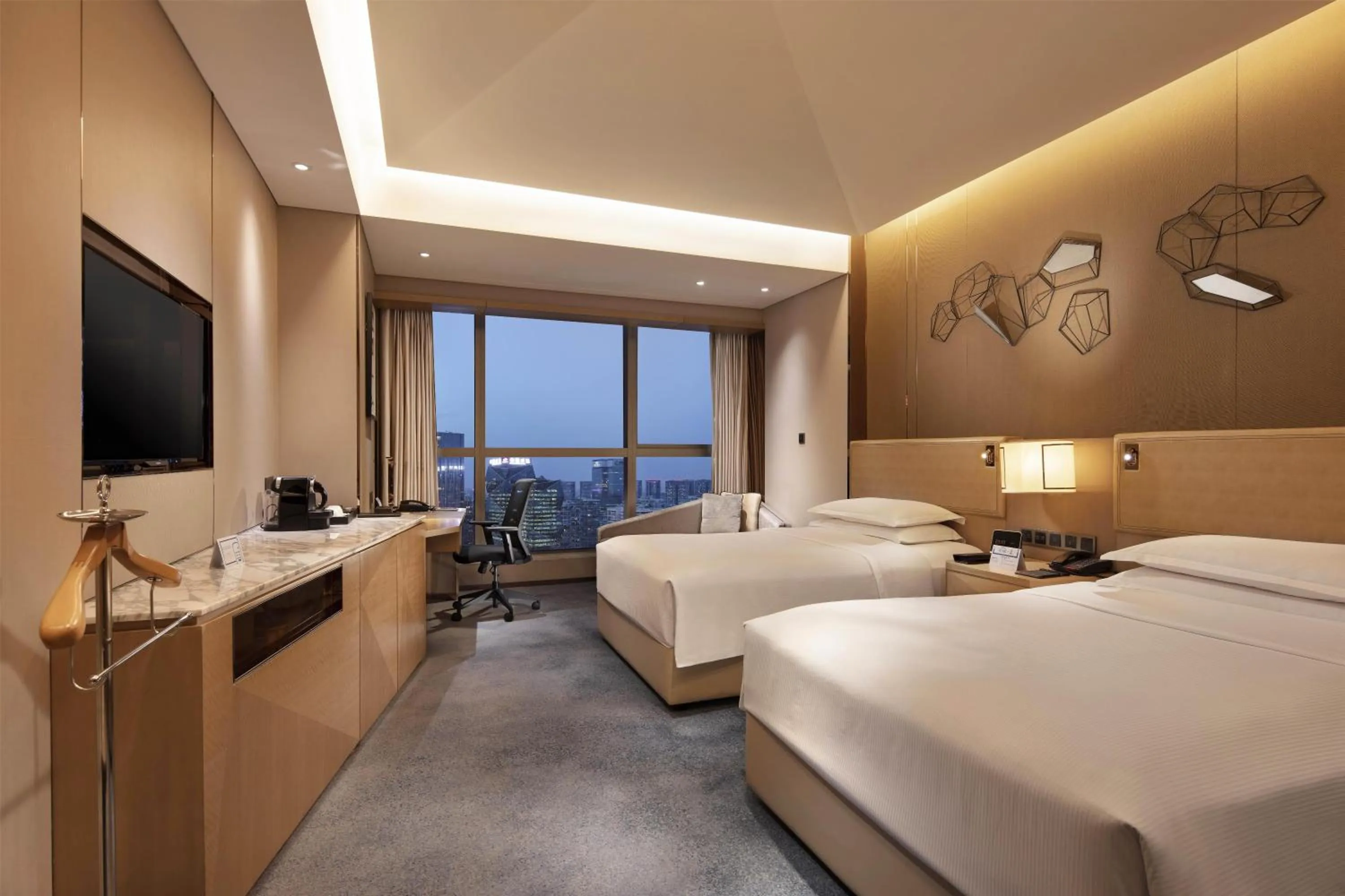 Bed in Hilton Chengdu