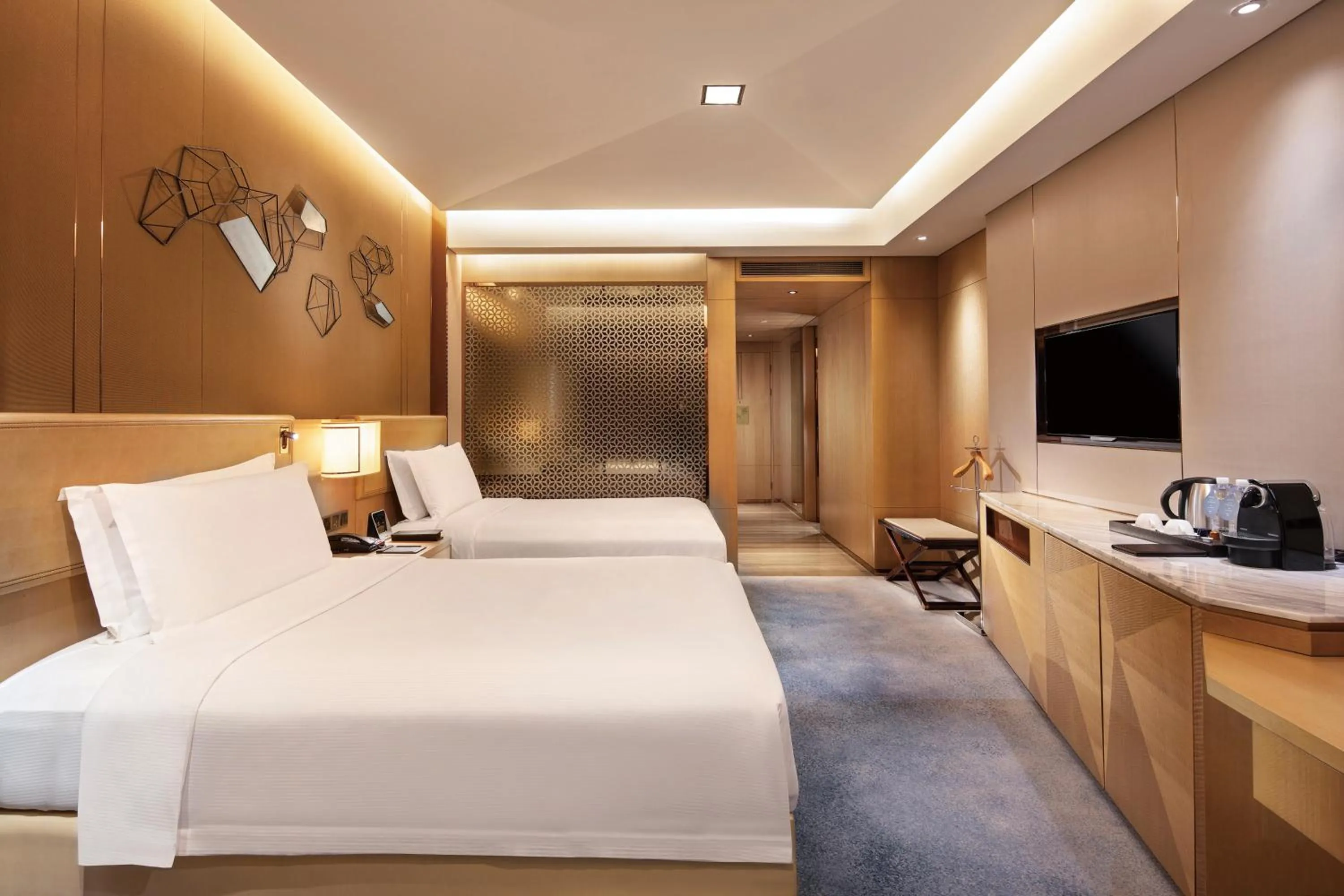 Bed in Hilton Chengdu