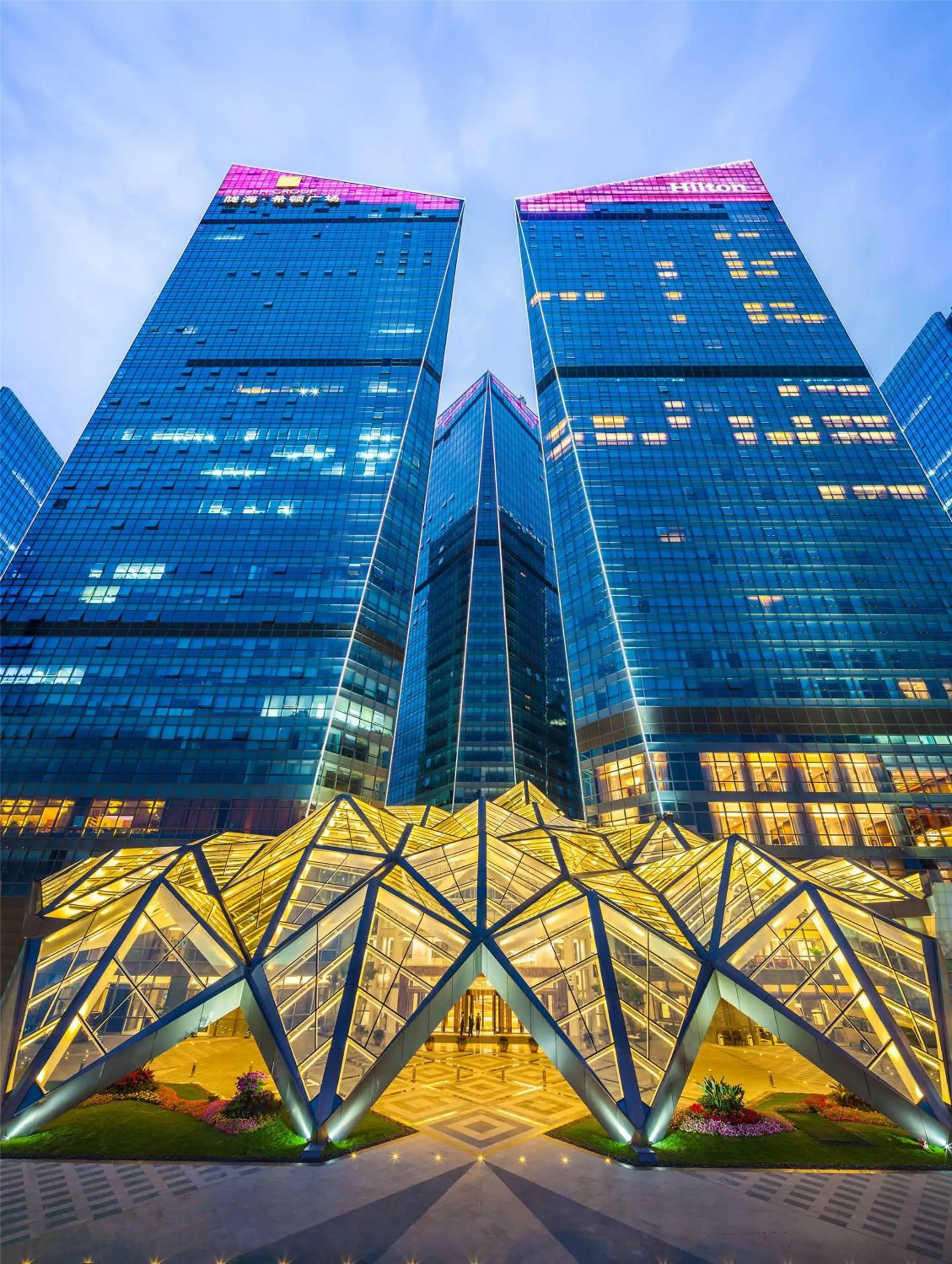 Property building in Hilton Chengdu