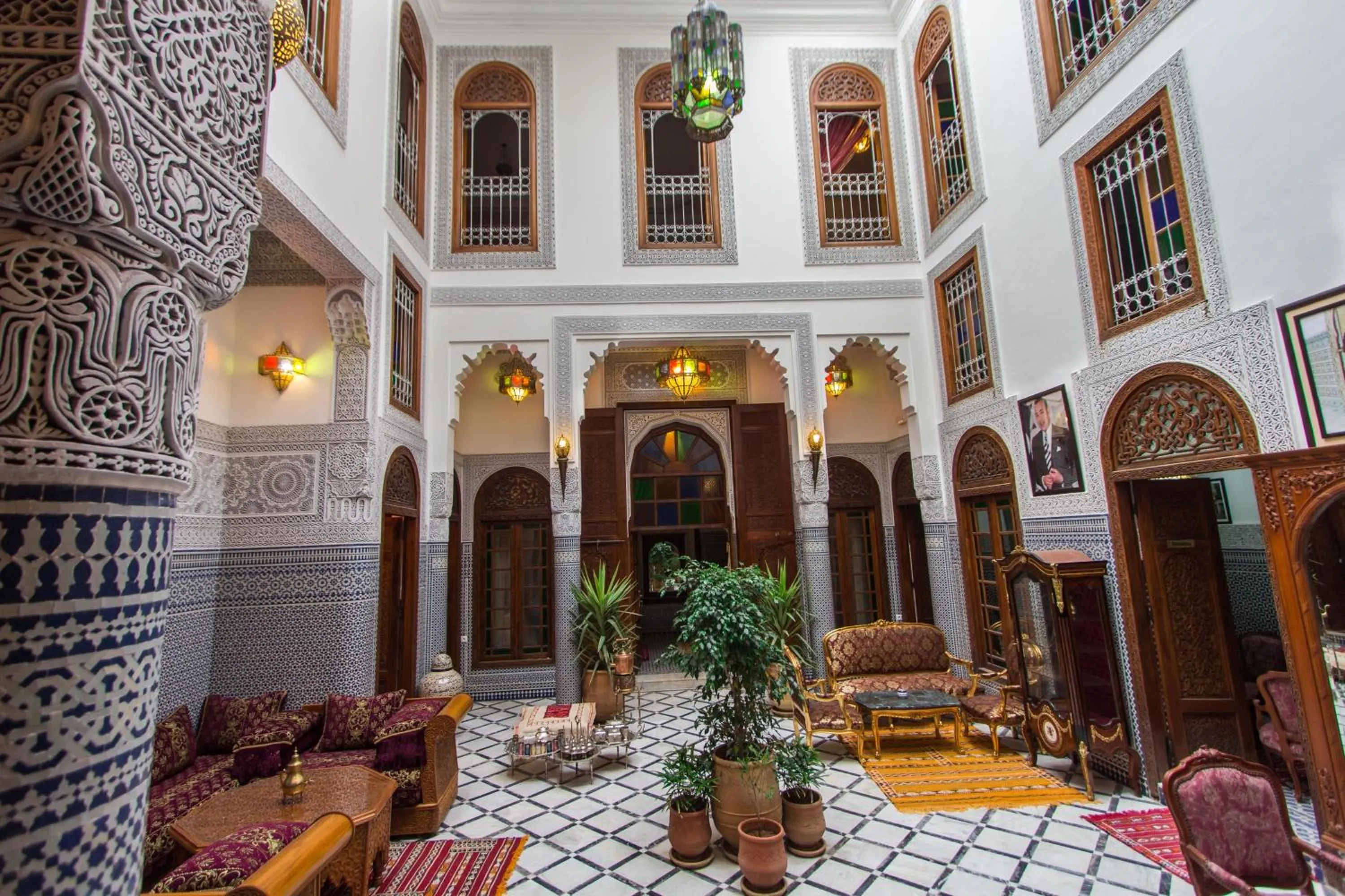 Patio in Riad Tahra & Spa