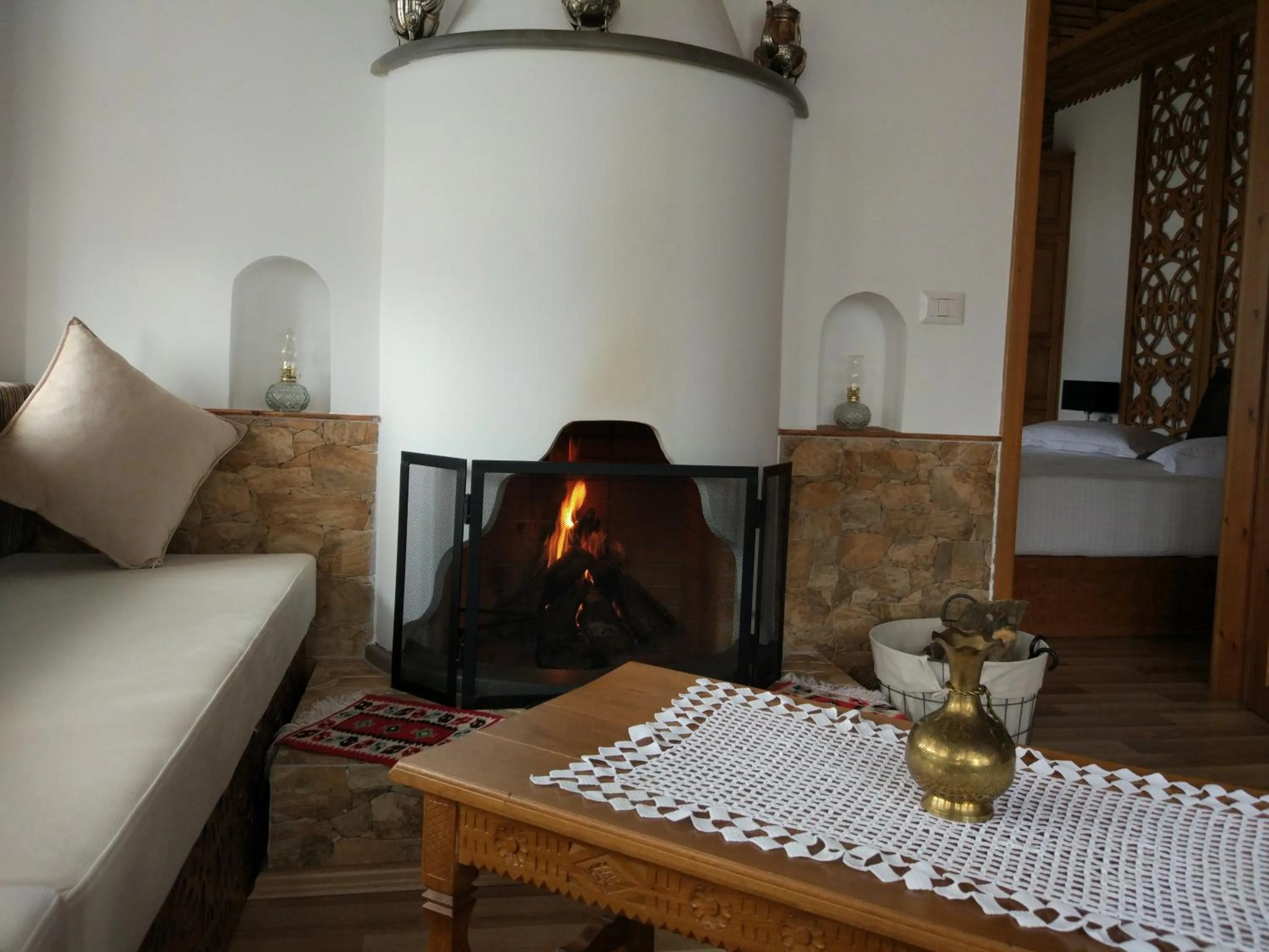 Decorative detail in Hotel Kodra