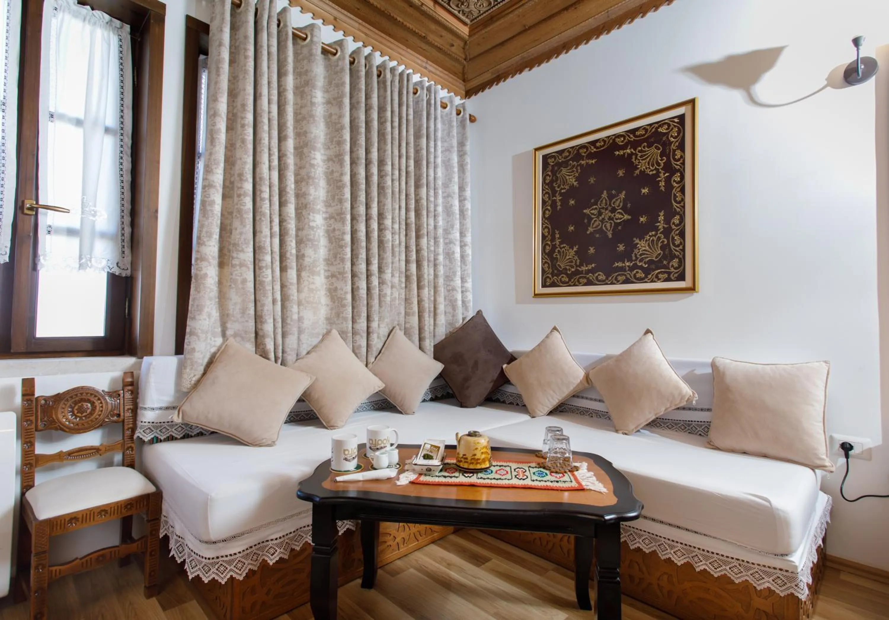 Decorative detail in Hotel Kodra