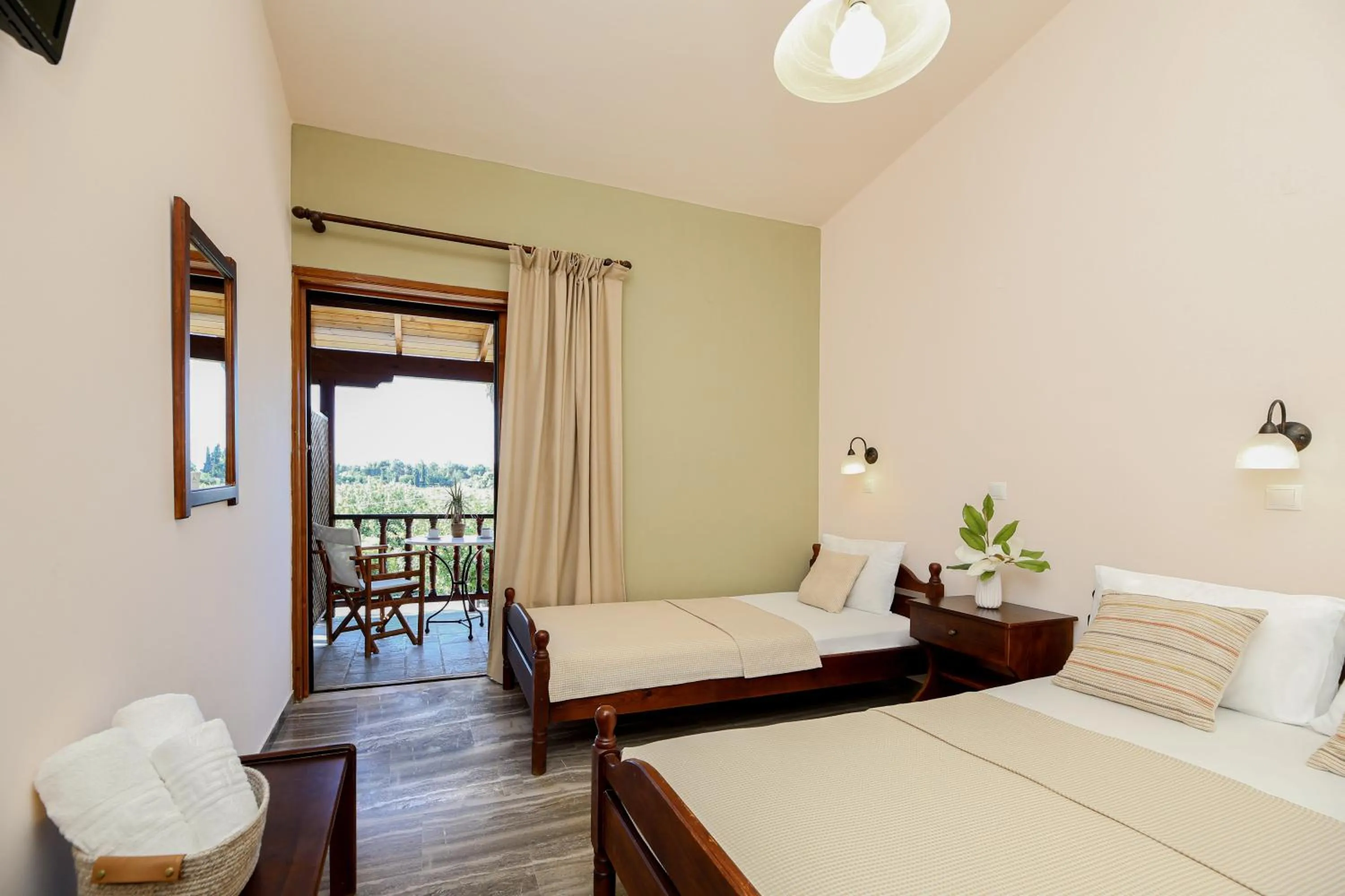 Bed in Villa Christina