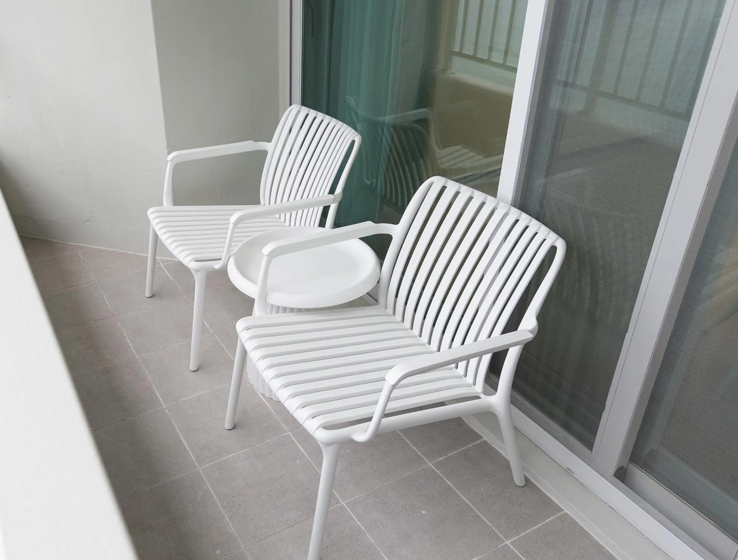 Balcony/Terrace in Hotel Wavellent Yangyang