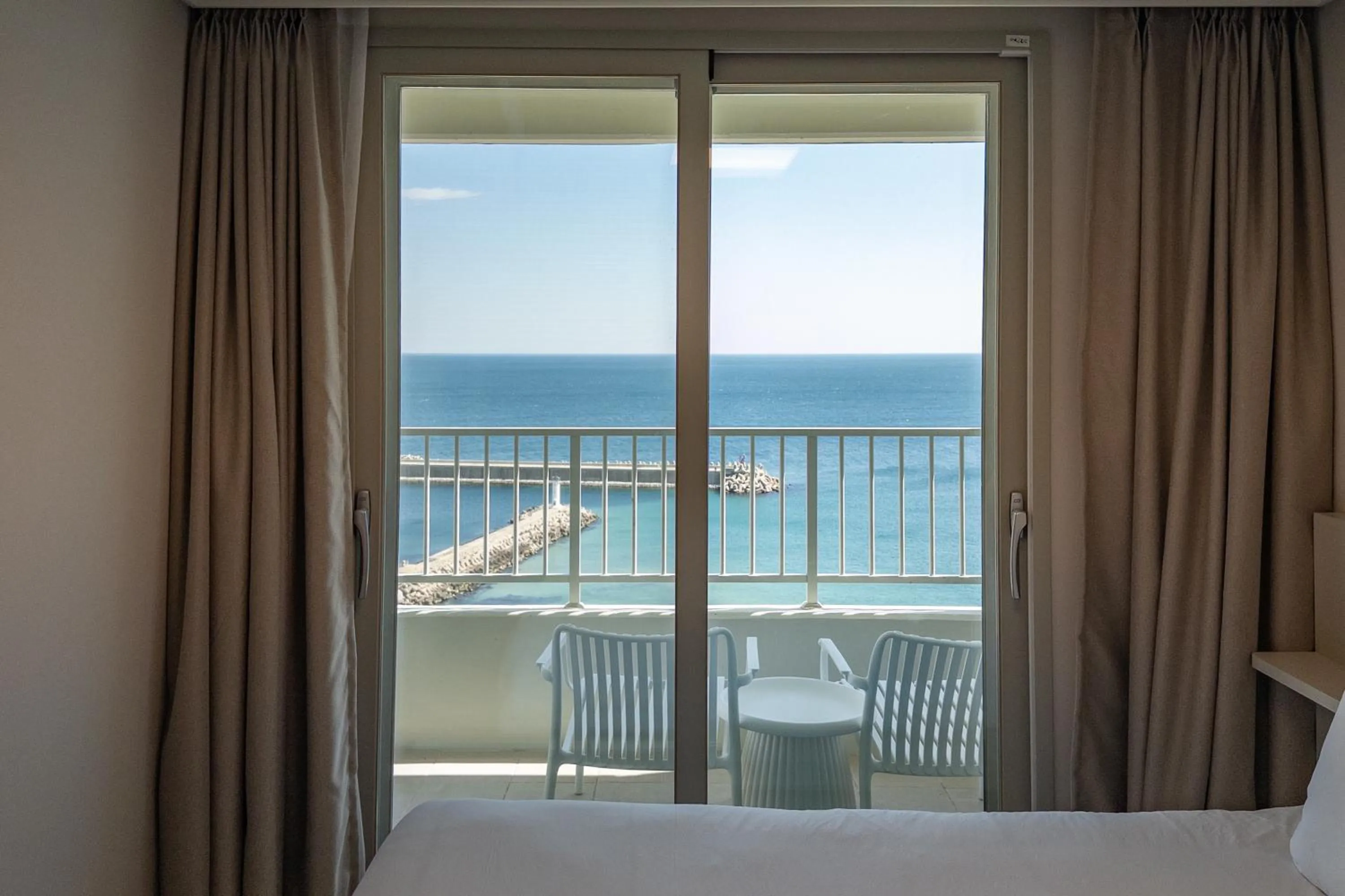 Bed in Hotel Wavellent Yangyang