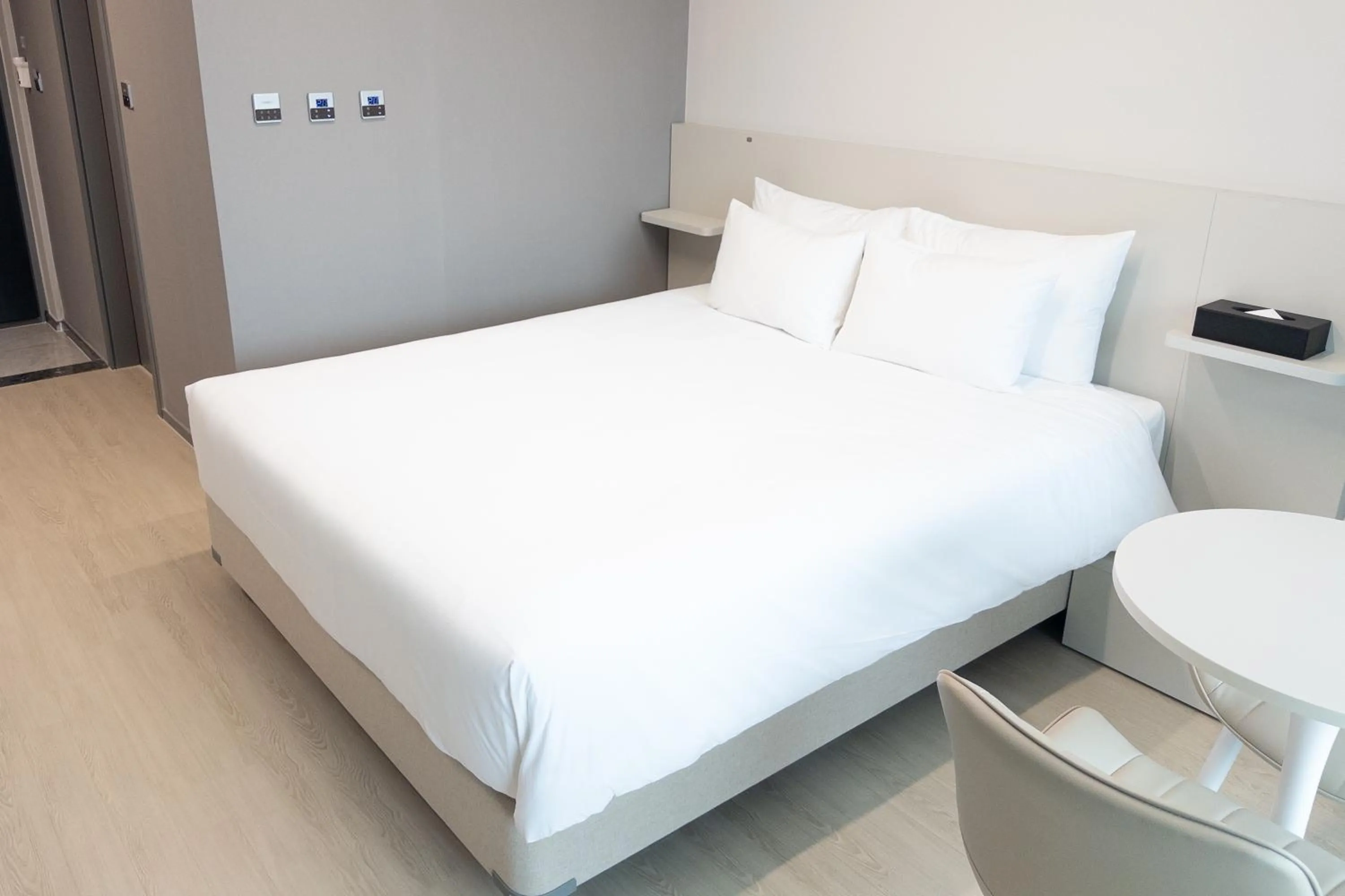 Bed in Hotel Wavellent Yangyang