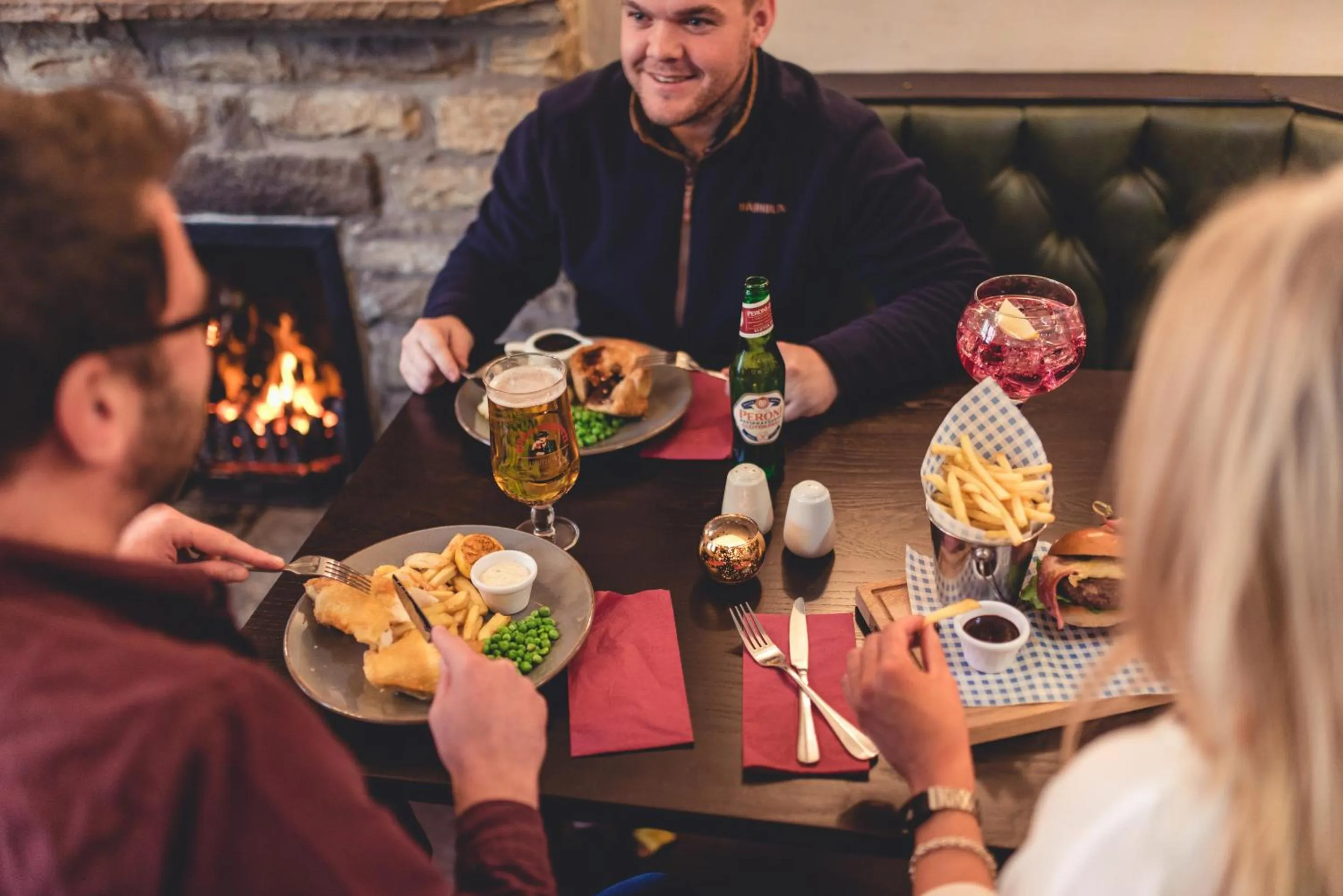 Food and drinks in Black Bull Hotel