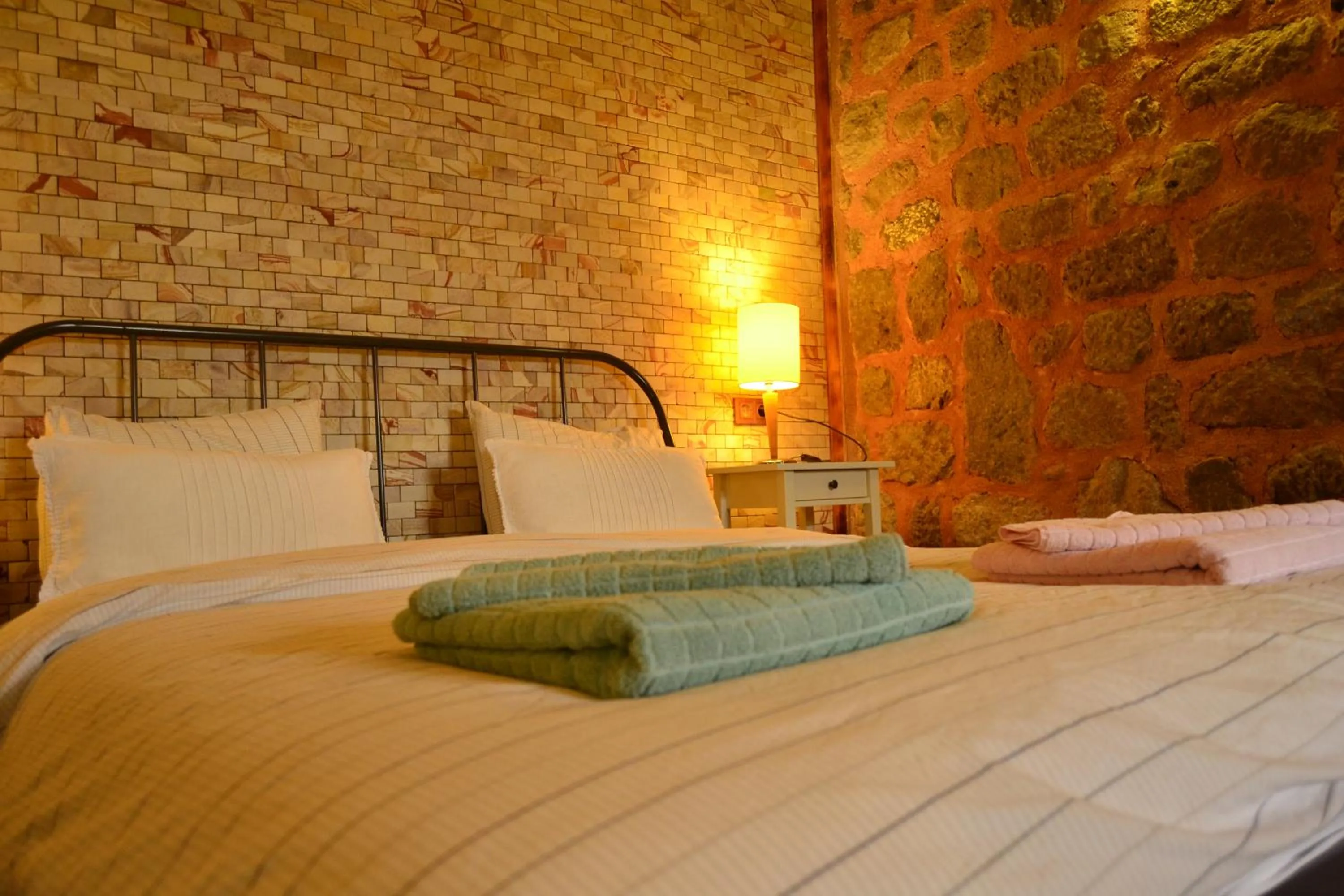 Photo of the whole room, Bed in Attalos Suites Hotel