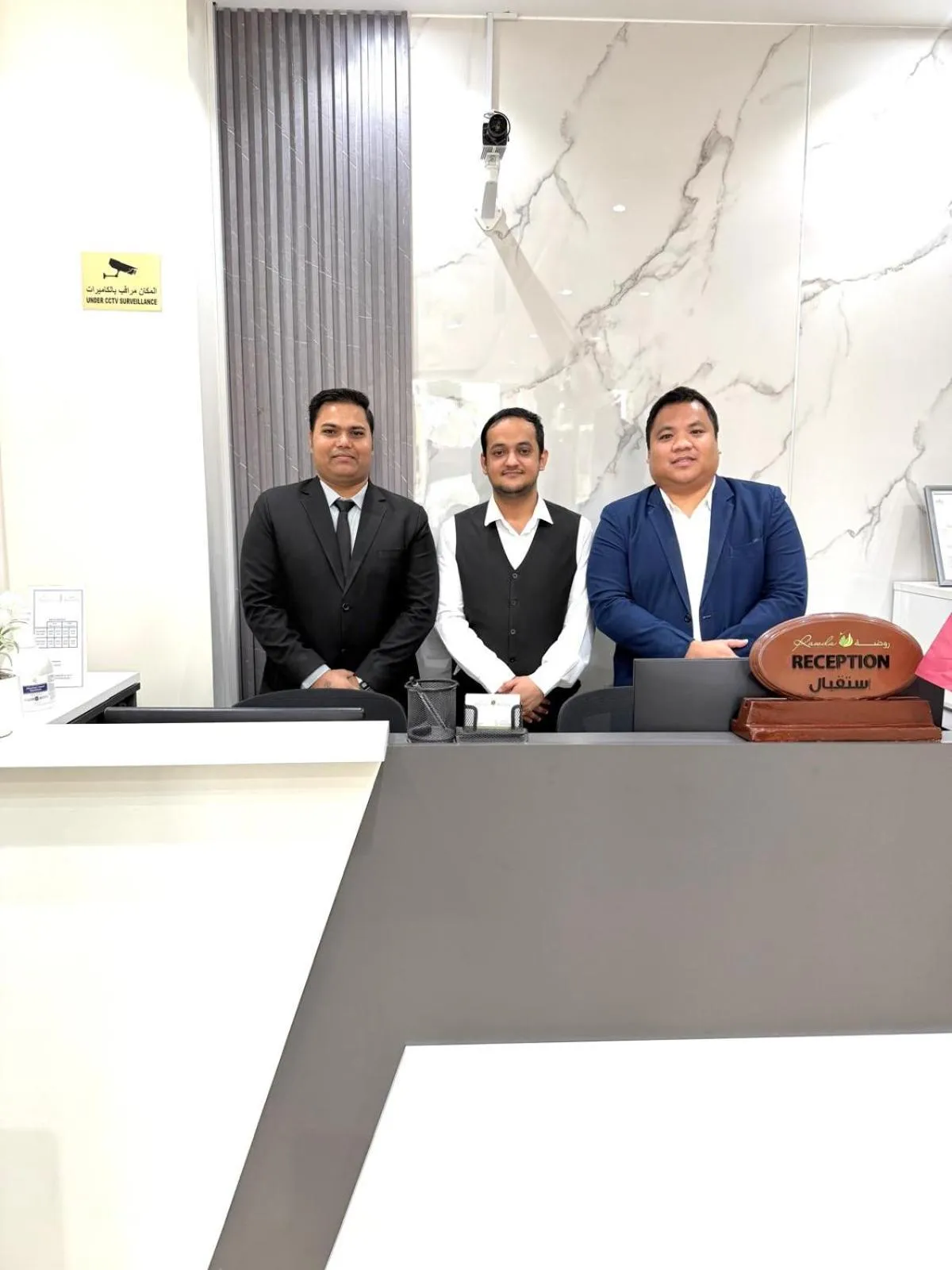 Staff in Rawda Hotel