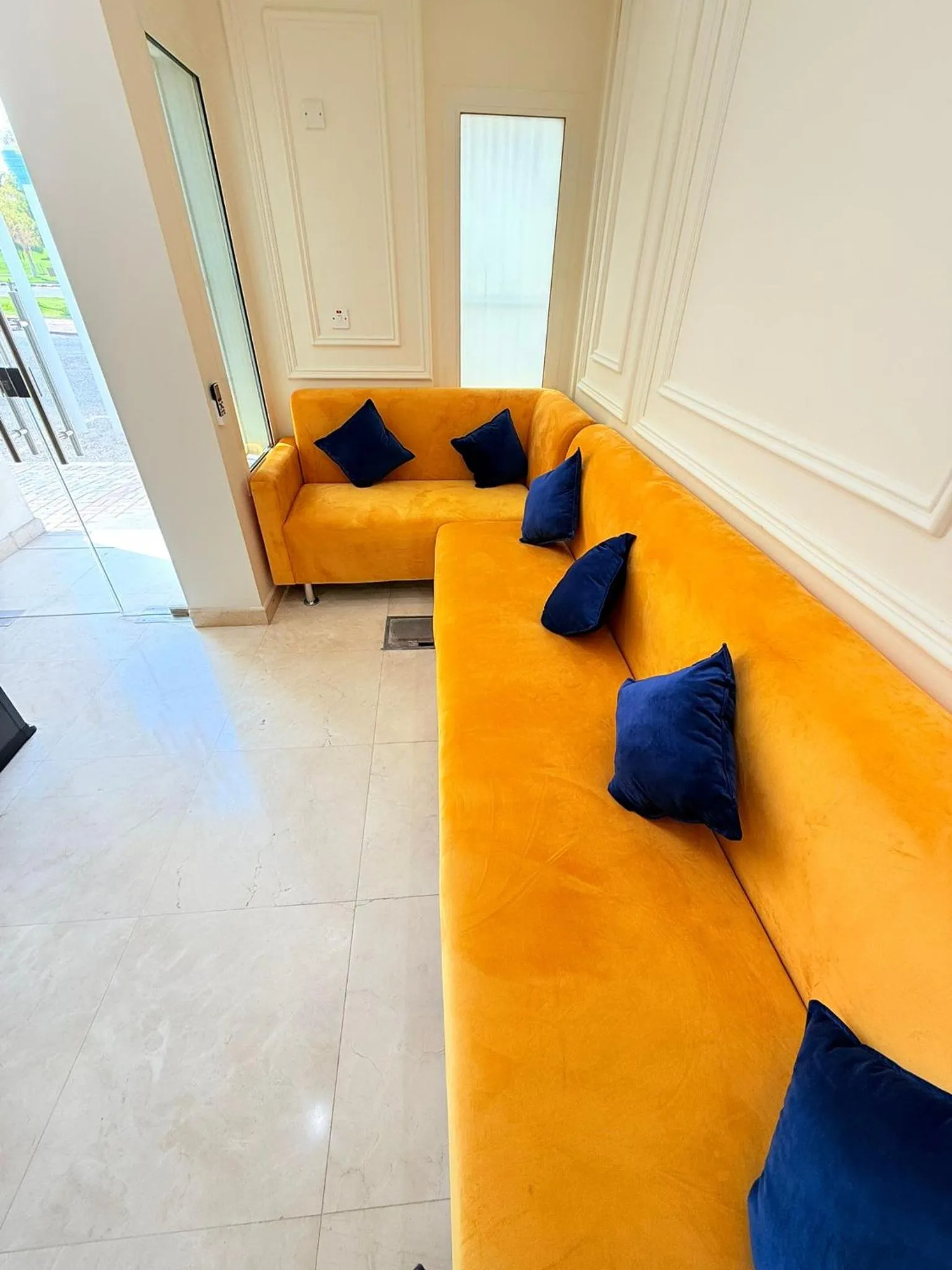 Seating area in Rawda Hotel