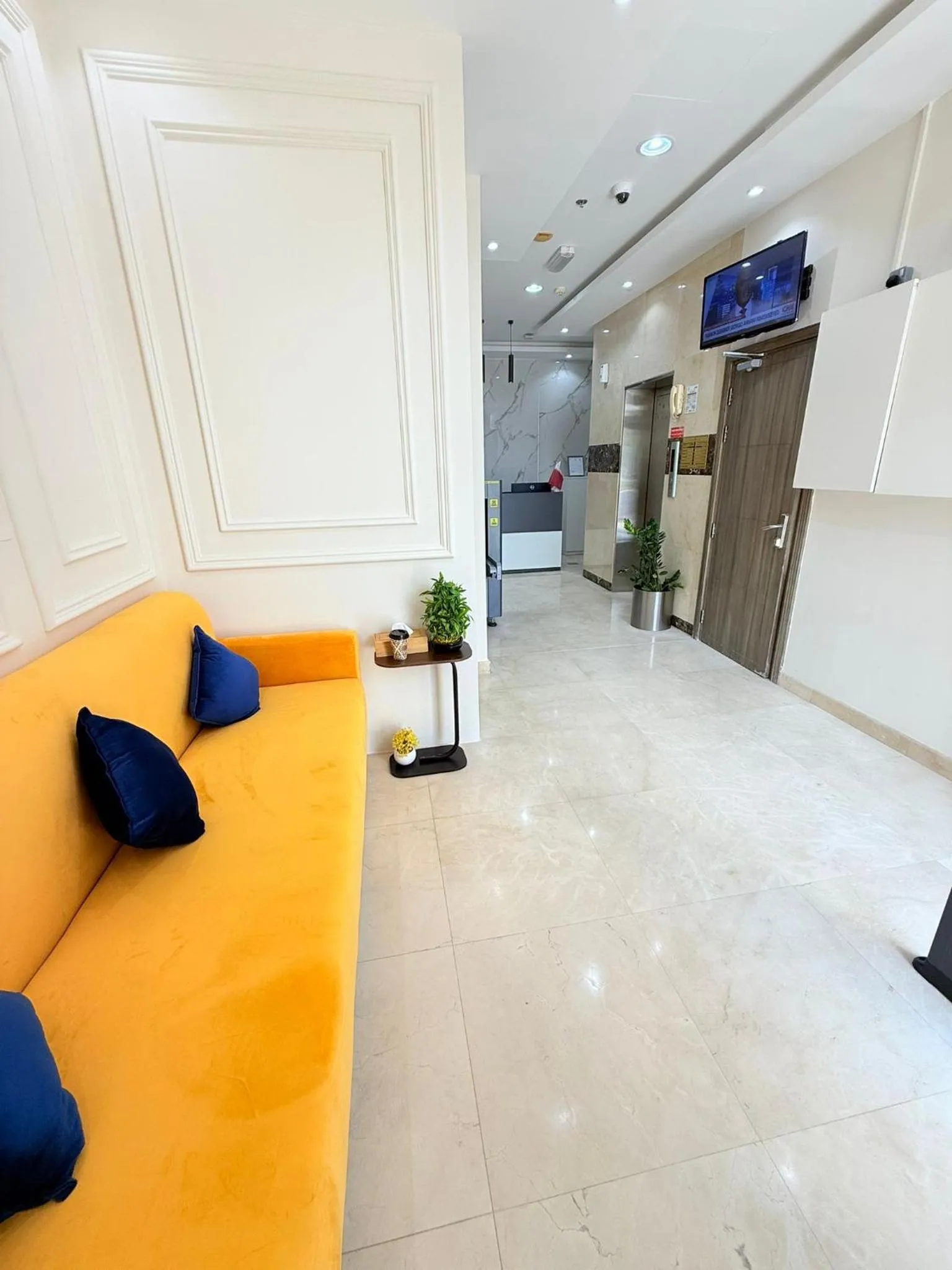 Seating area in Rawda Hotel