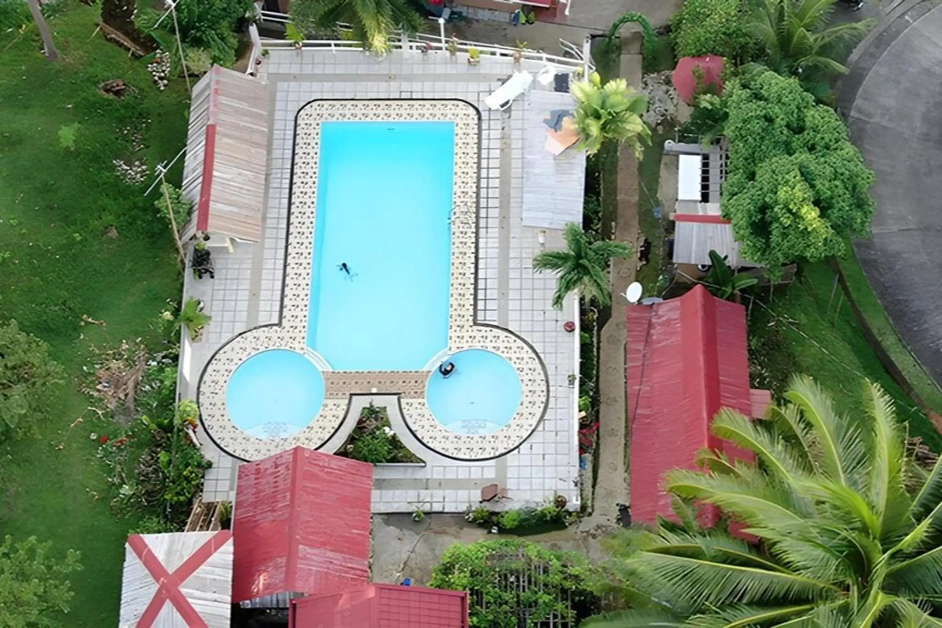 Swimming pool in D & A Seaside Cottages Swimming pool in D & A Seaside Cottages