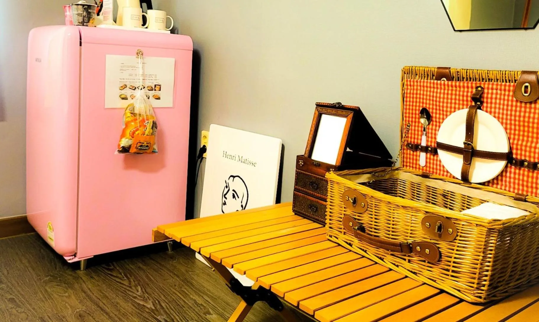 Decorative detail in Jeju EQ Stay