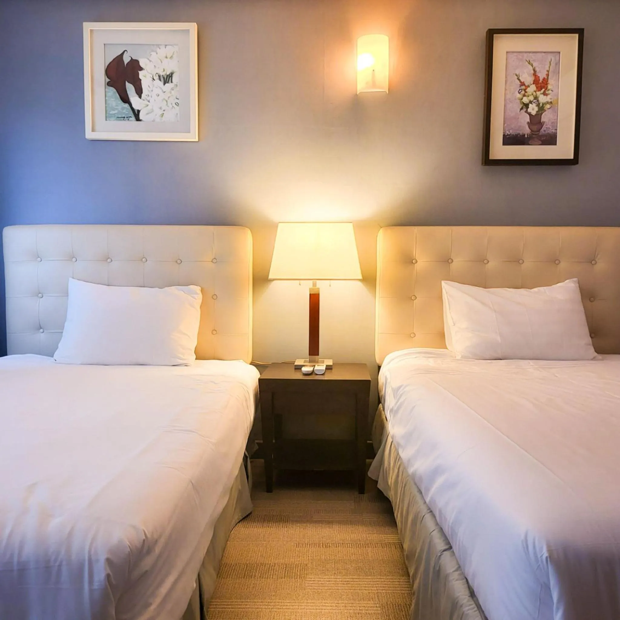 Photo of the whole room, Bed in Jeju EQ Stay